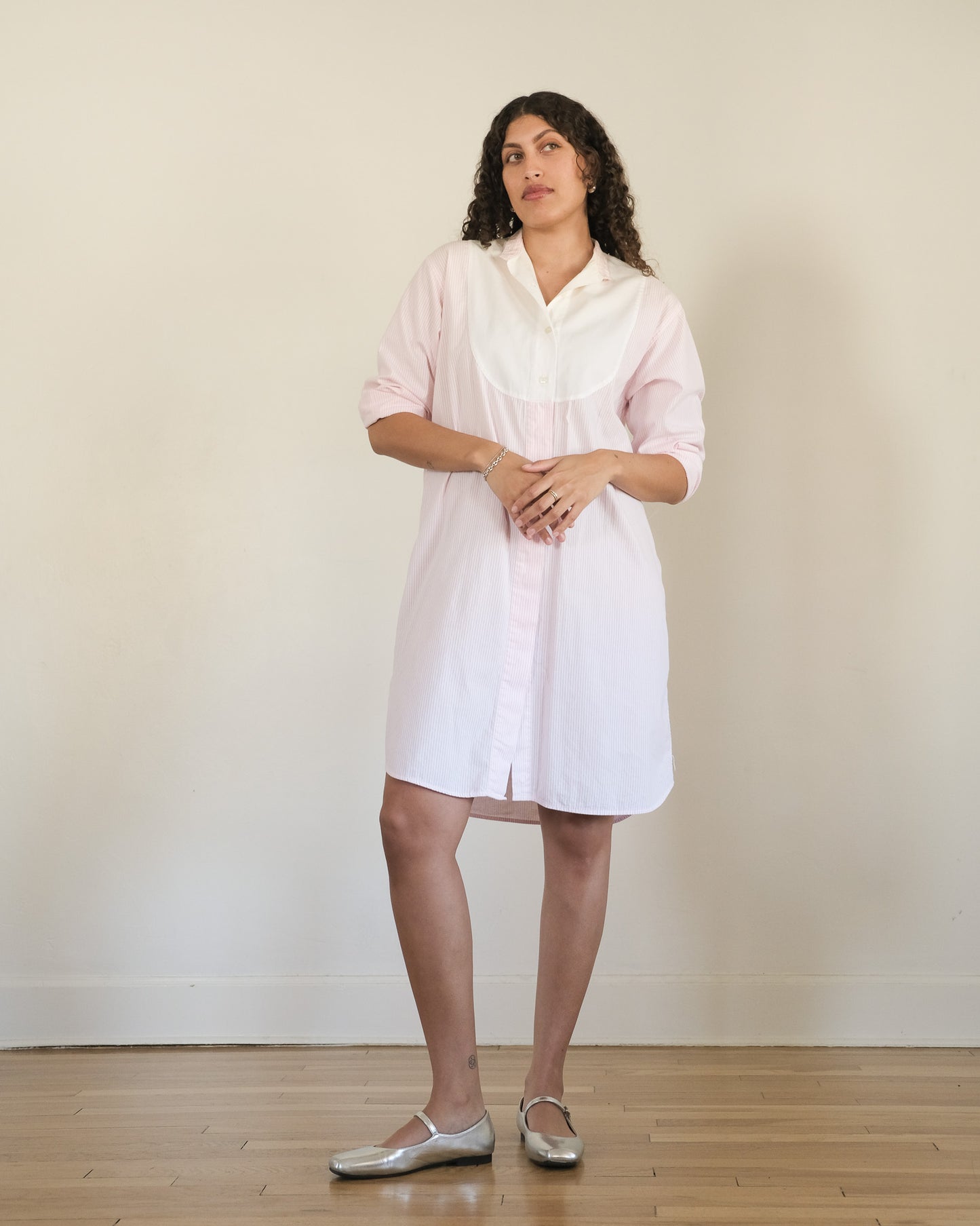 90s Saks button down shirt dress