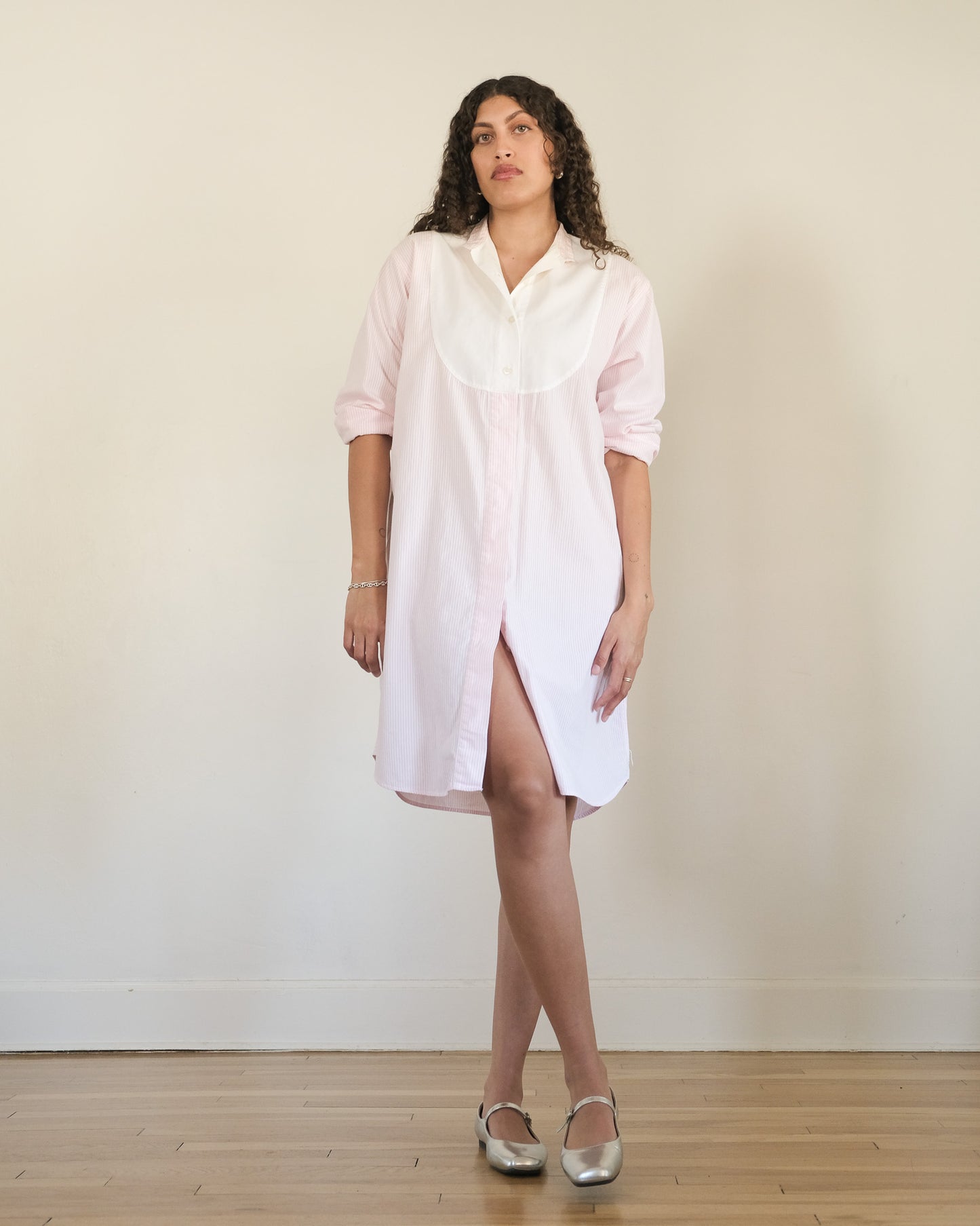 90s Saks button down shirt dress