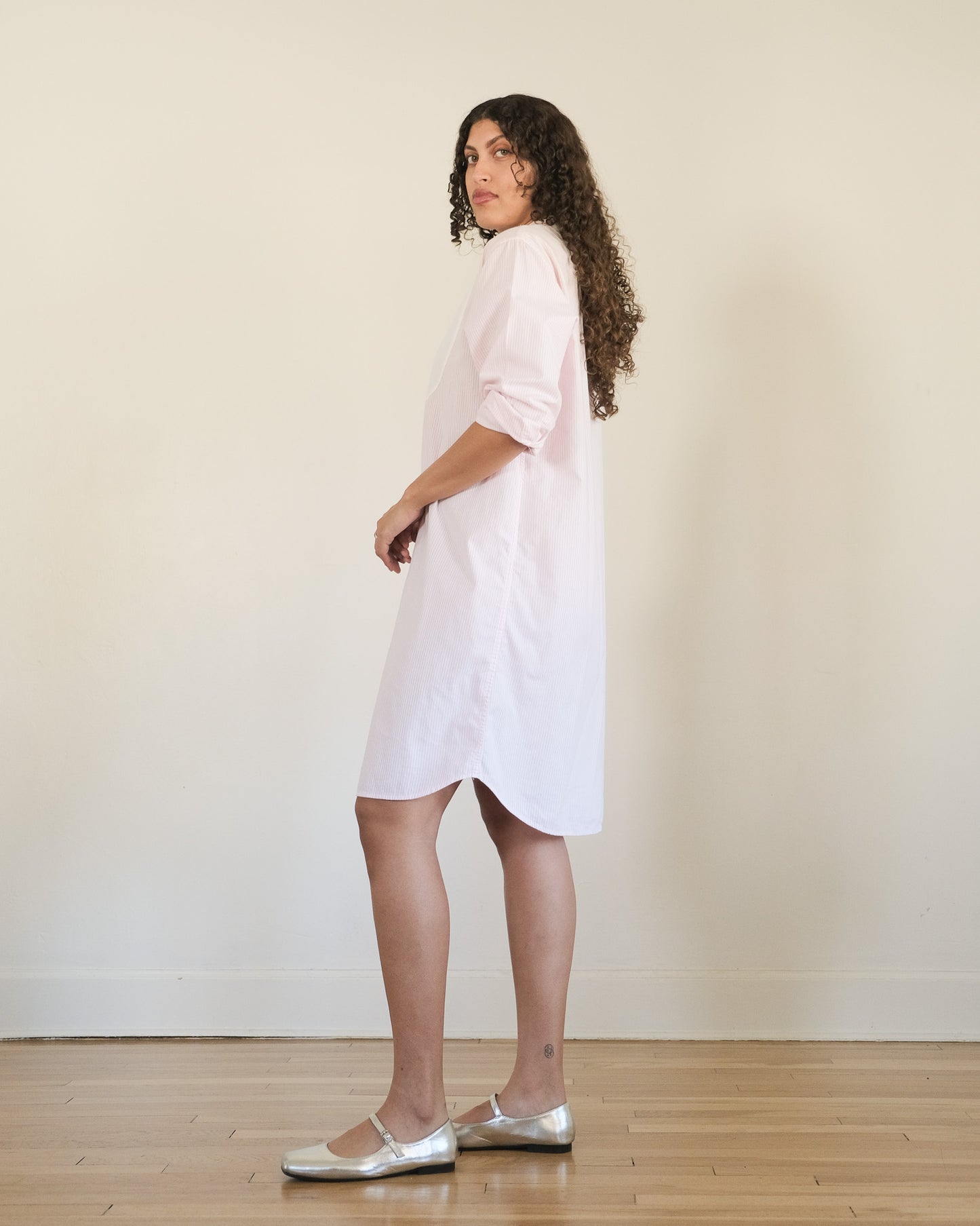 90s Saks button down shirt dress