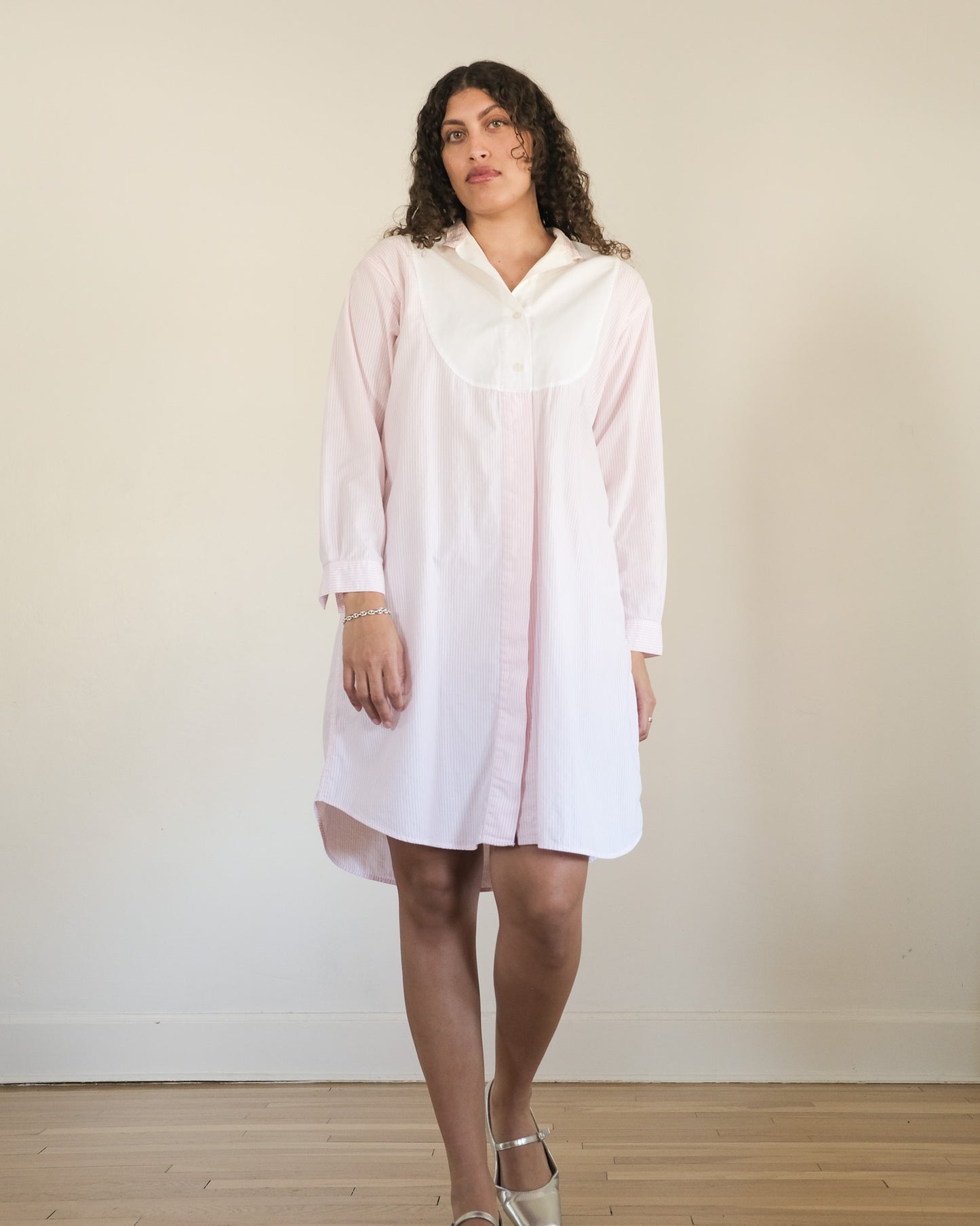 90s Saks button down shirt dress
