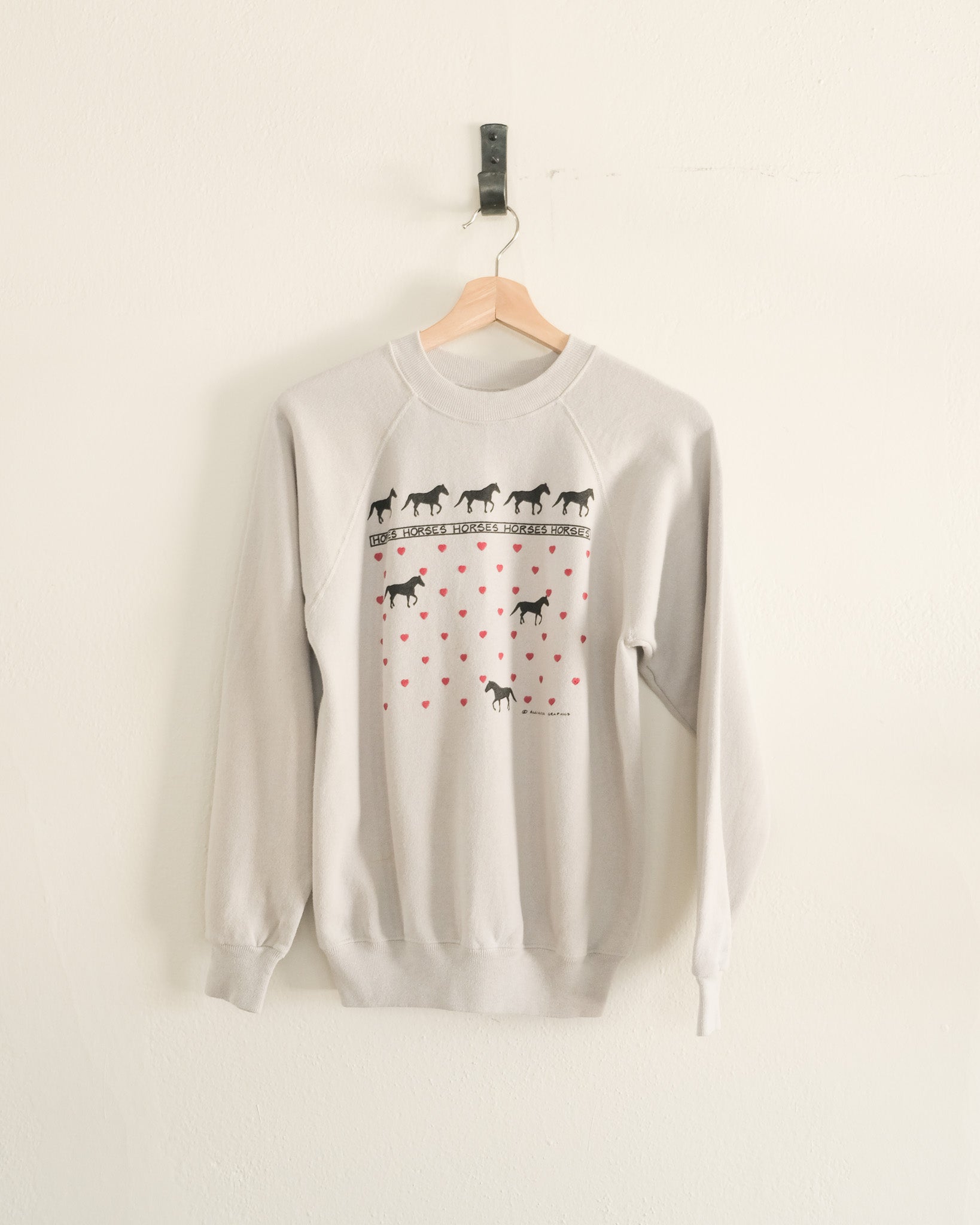 horses hearts sweatshirt