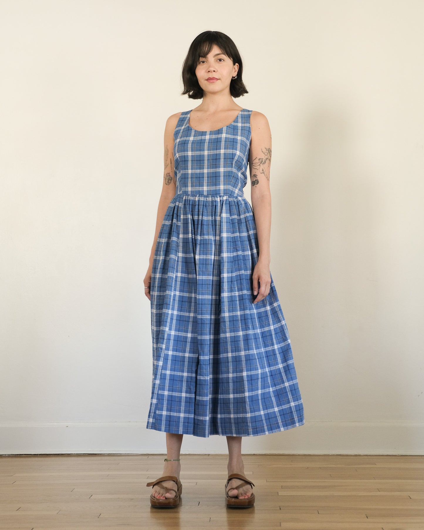 90s Ralph Lauren madras plaid dress