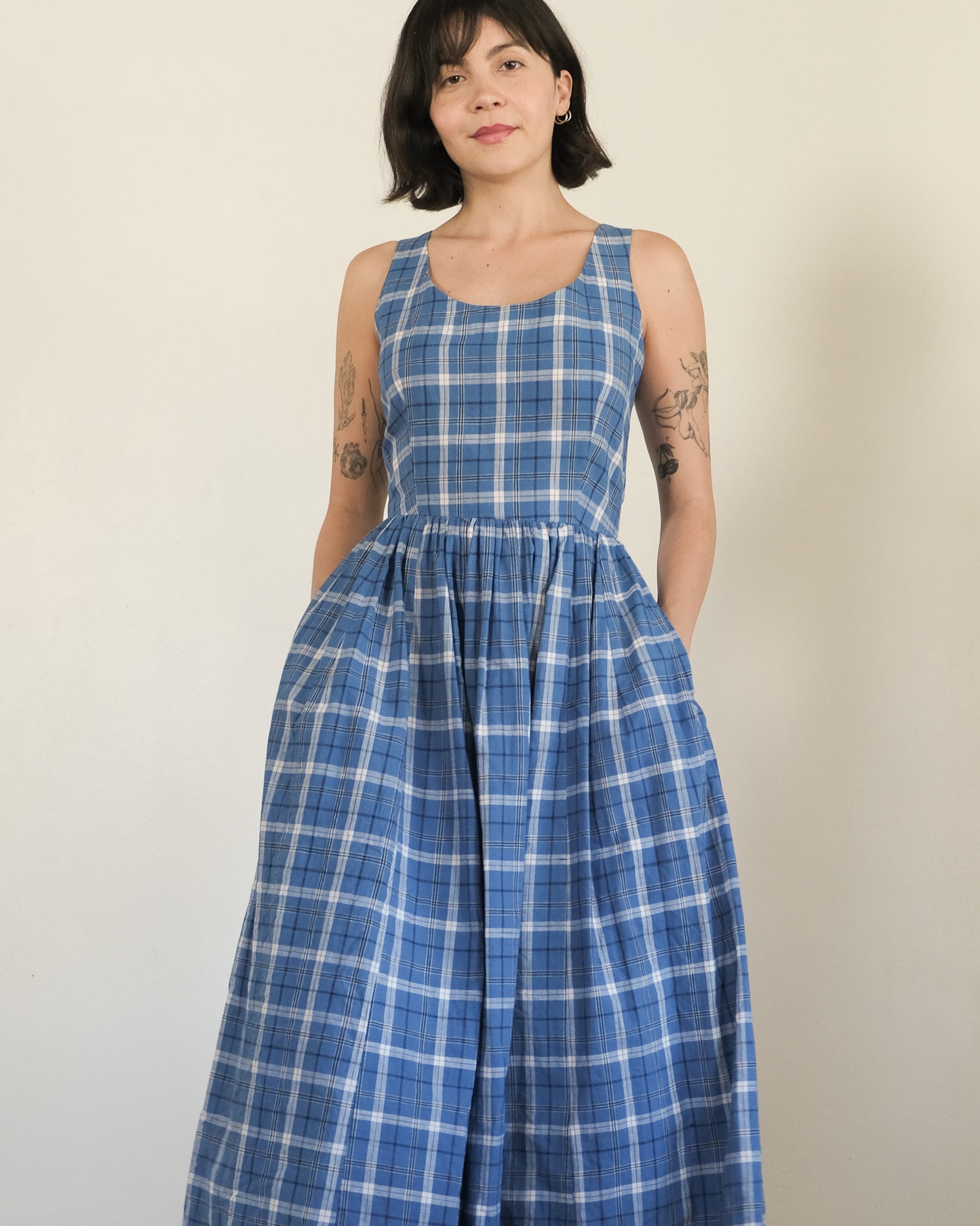 90s Ralph Lauren madras plaid dress