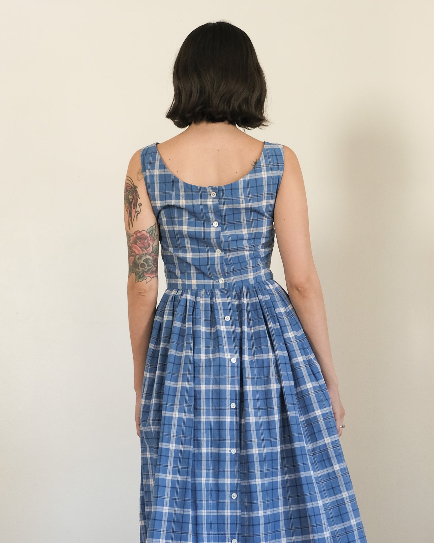 90s Ralph Lauren madras plaid dress