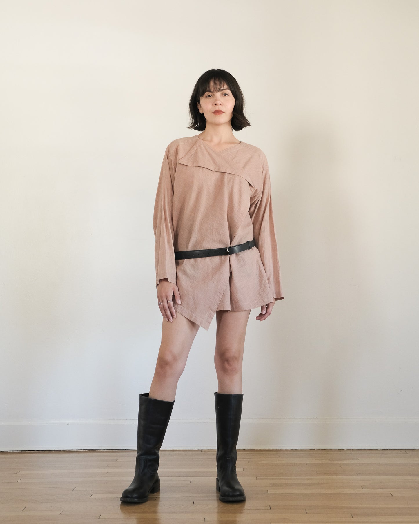 80s Issey Miyake asymmetrical tunic