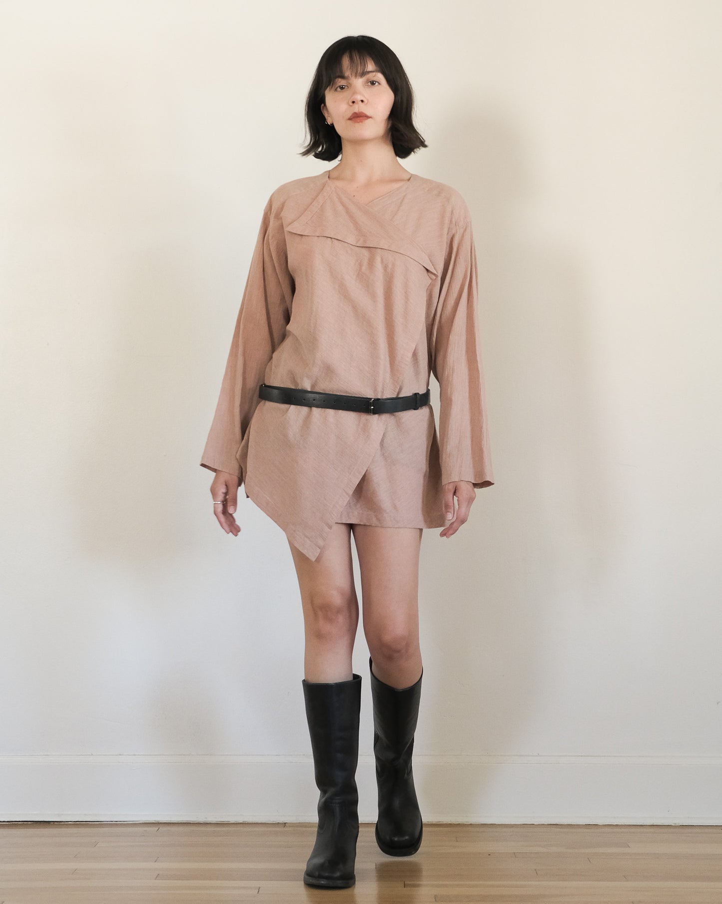 80s Issey Miyake asymmetrical tunic