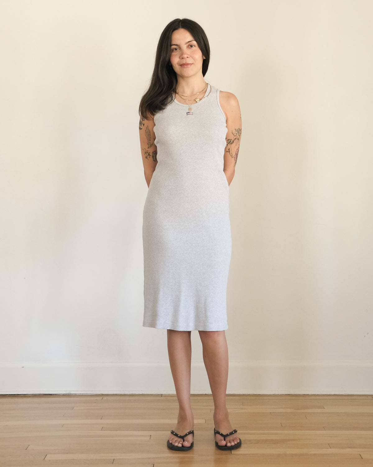 90s Ralph Lauren cotton tank dress