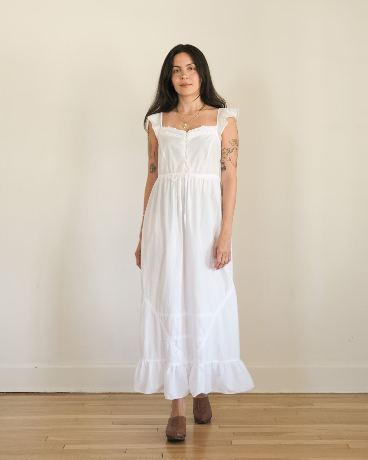 80s Laura Ashley cotton voile dress