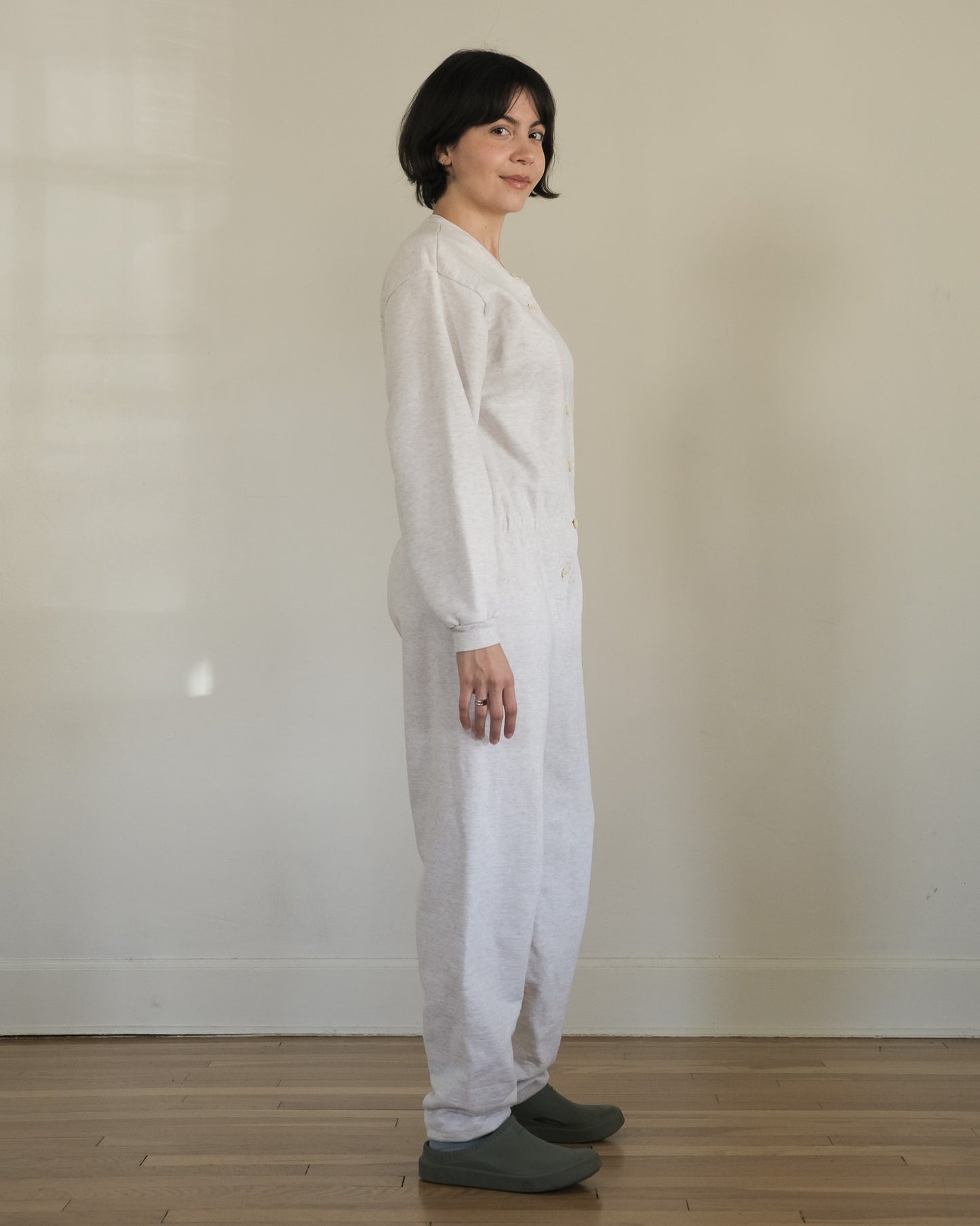 80s Banana Republic cotton terry jumpsuit