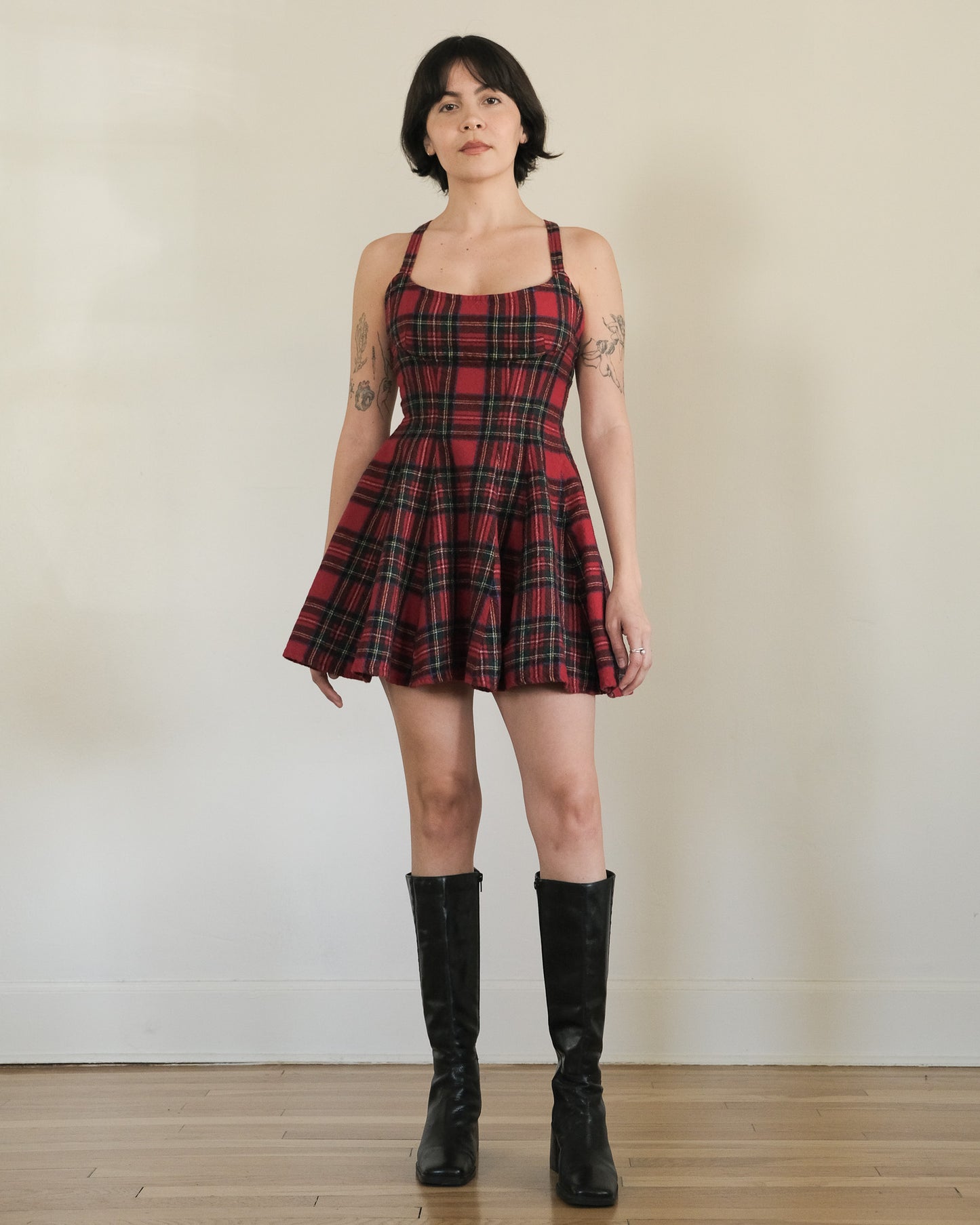 90s DKNY wool mini