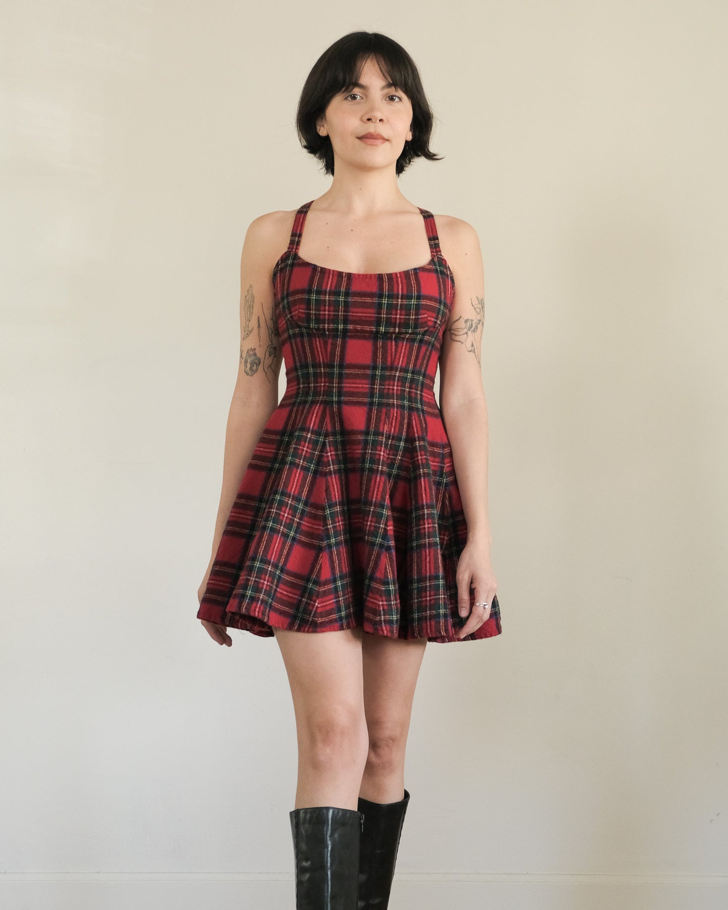 90s DKNY wool mini