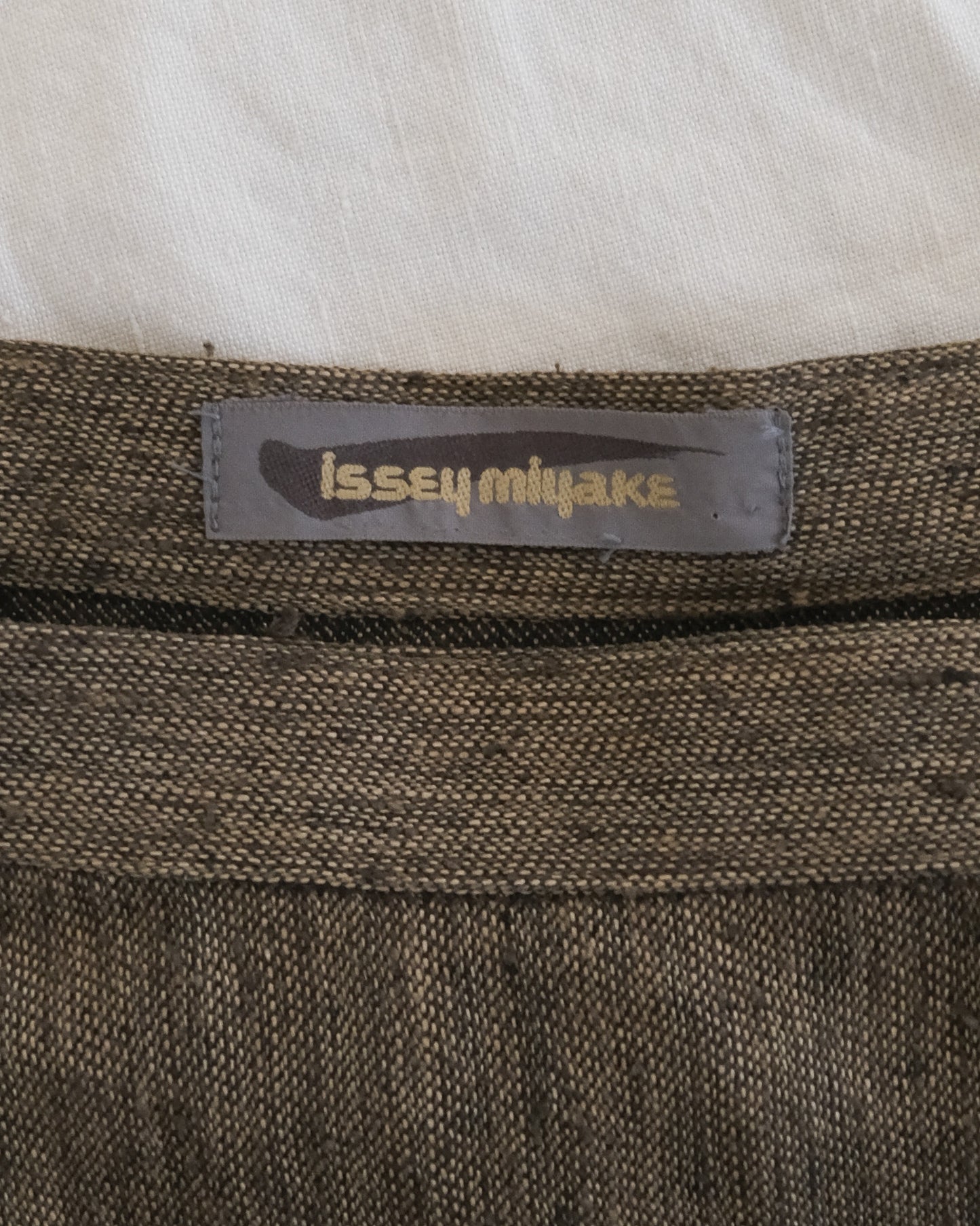 80s Issey Miyake asymmetrical wrap skirt