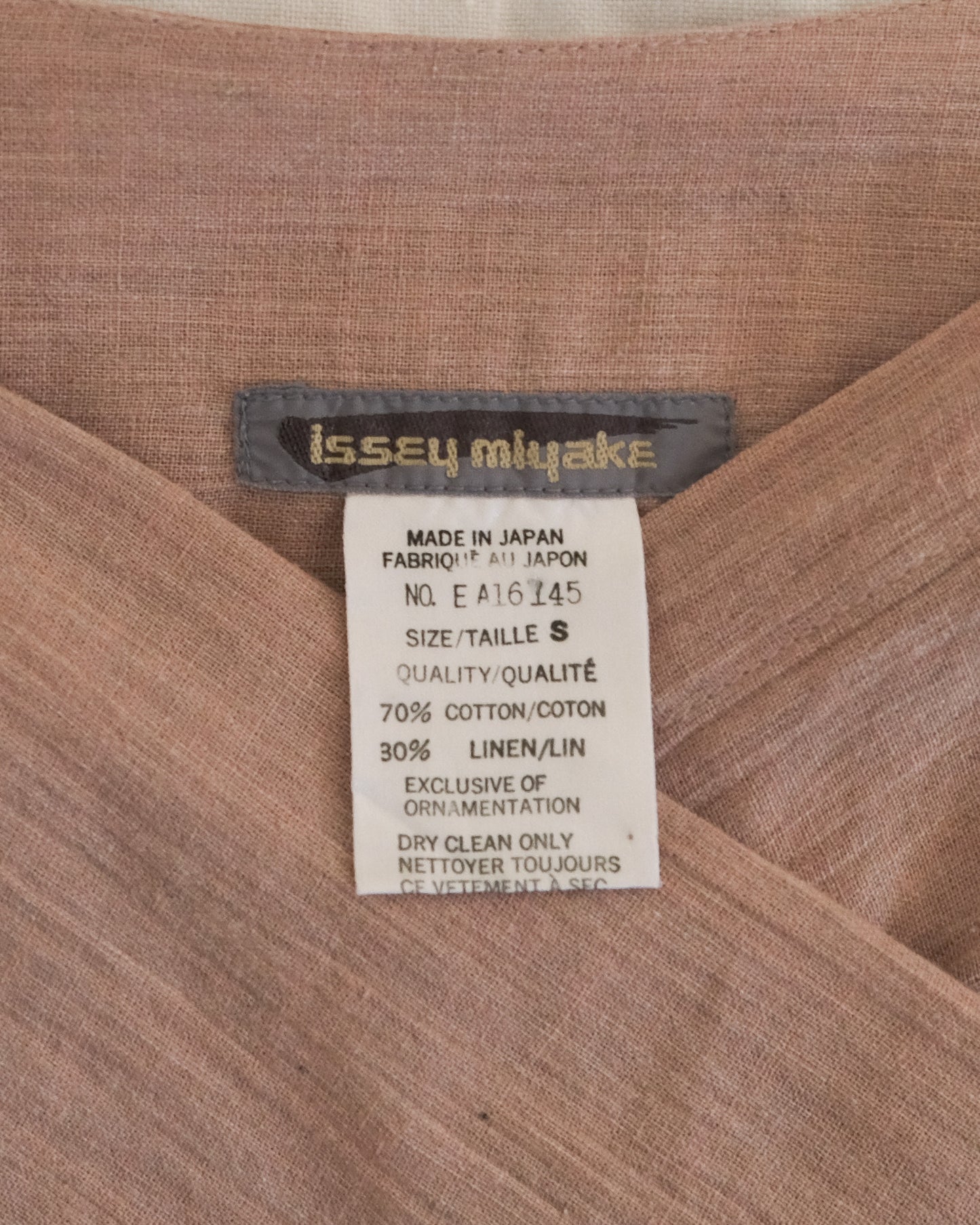 80s Issey Miyake asymmetrical tunic