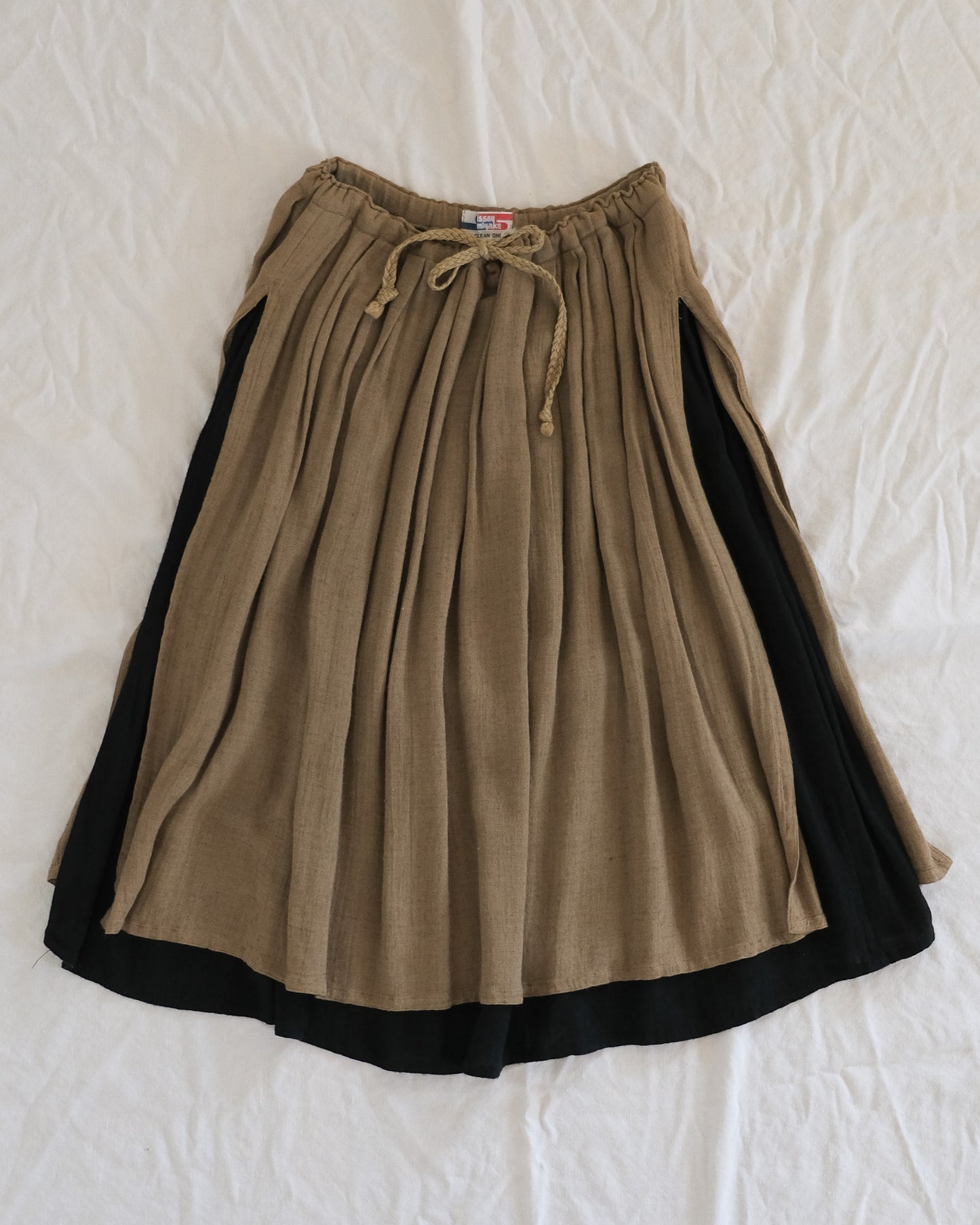 70s Issey Miyake drawstring skirt