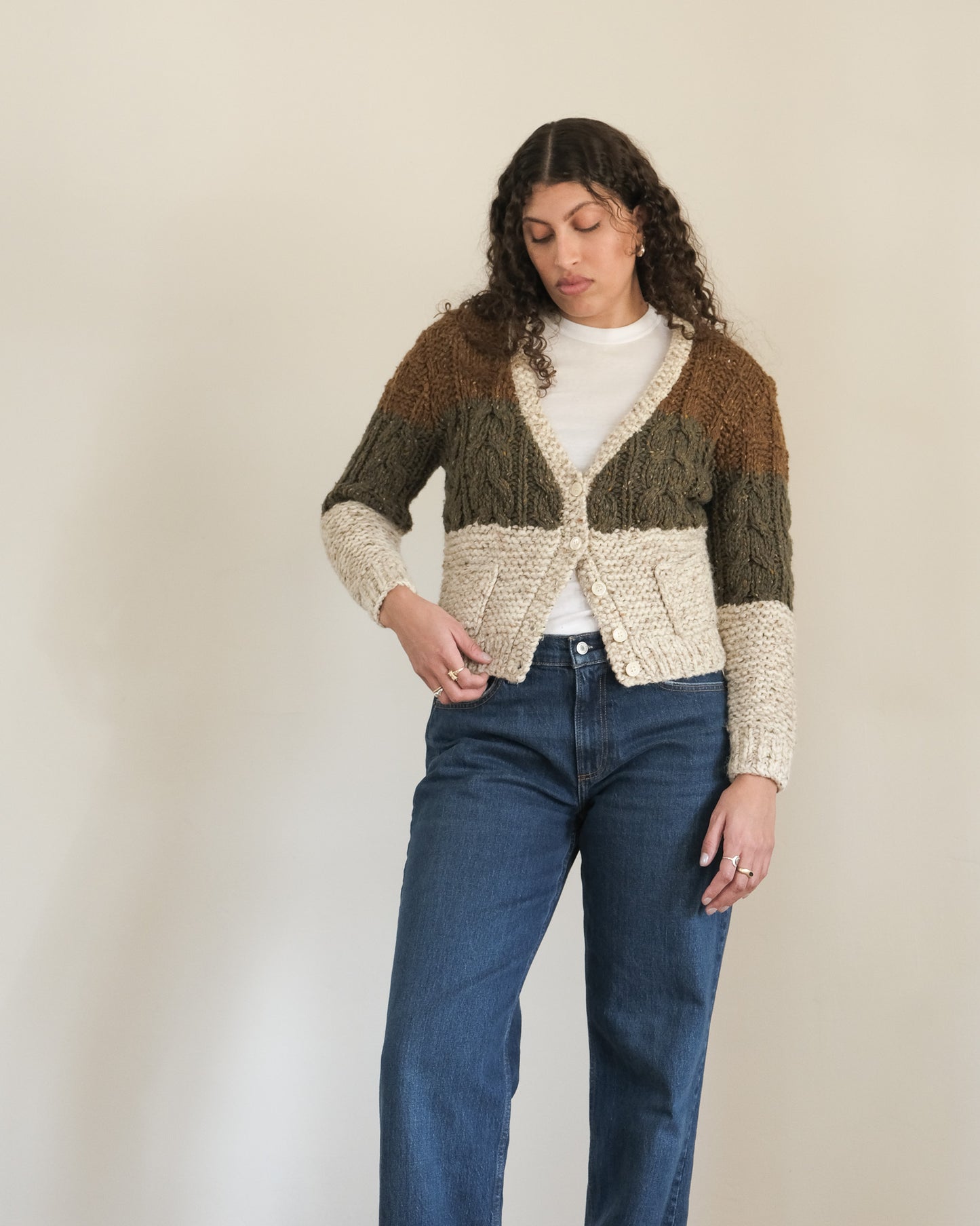 80s Liz Claiborne knit cardigan