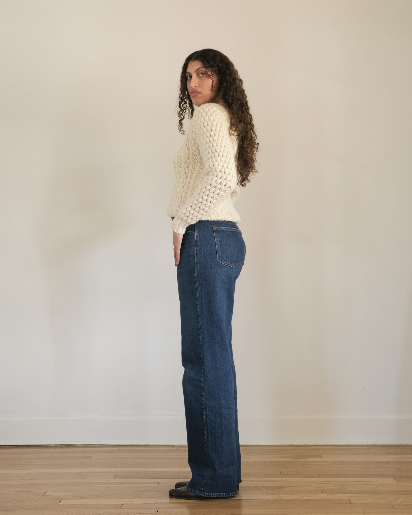 80s J Crew deadstock fisherman sweater