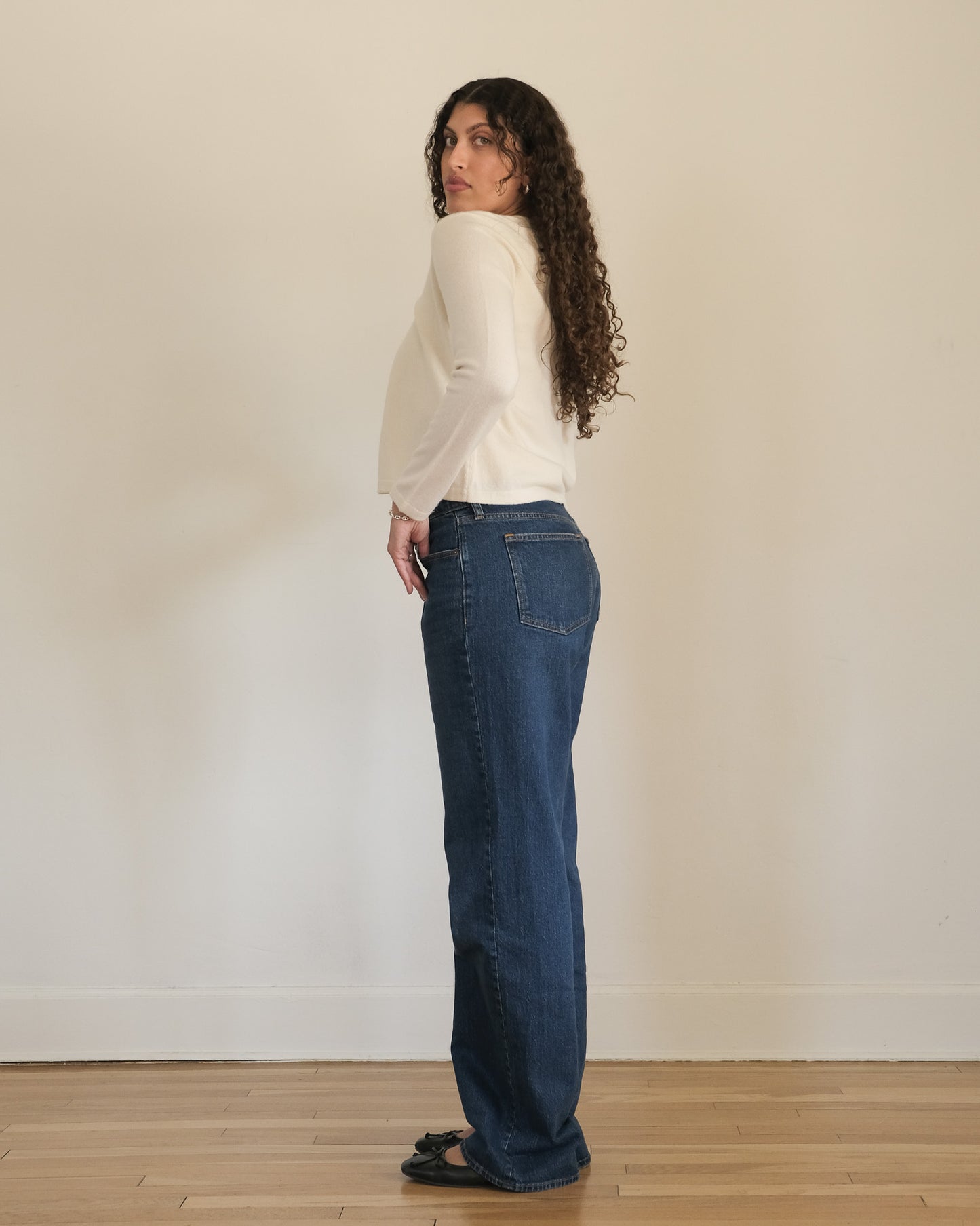 90s cashmere + ribbon twinset
