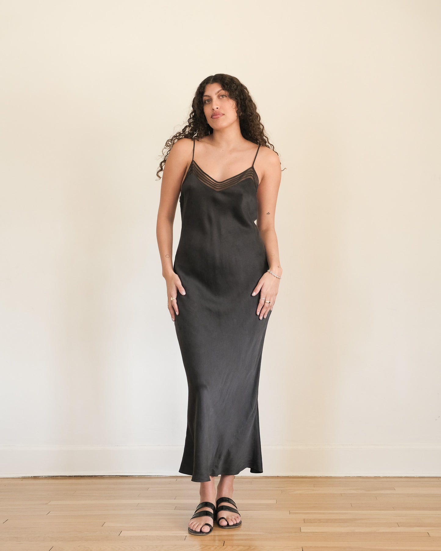 y2k Victoria's Secret silk slip dress