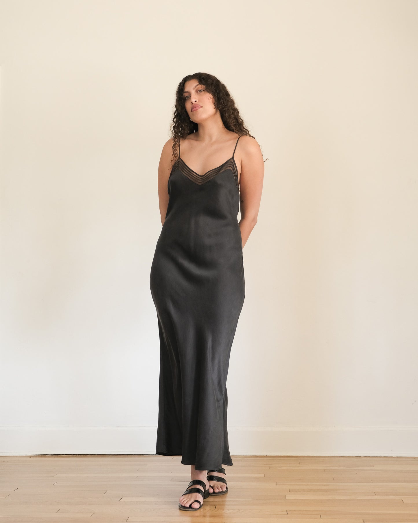 y2k Victoria's Secret silk slip dress
