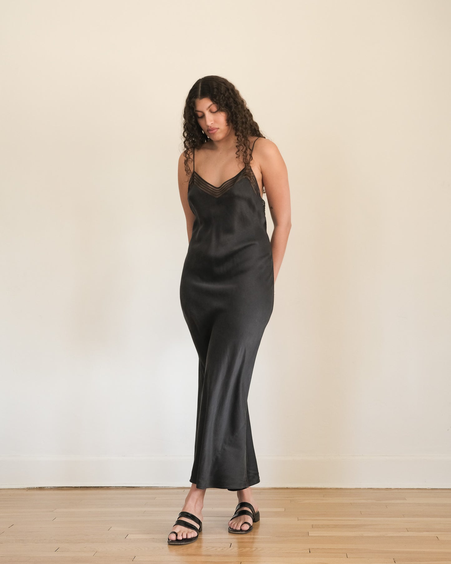 y2k Victoria's Secret silk slip dress