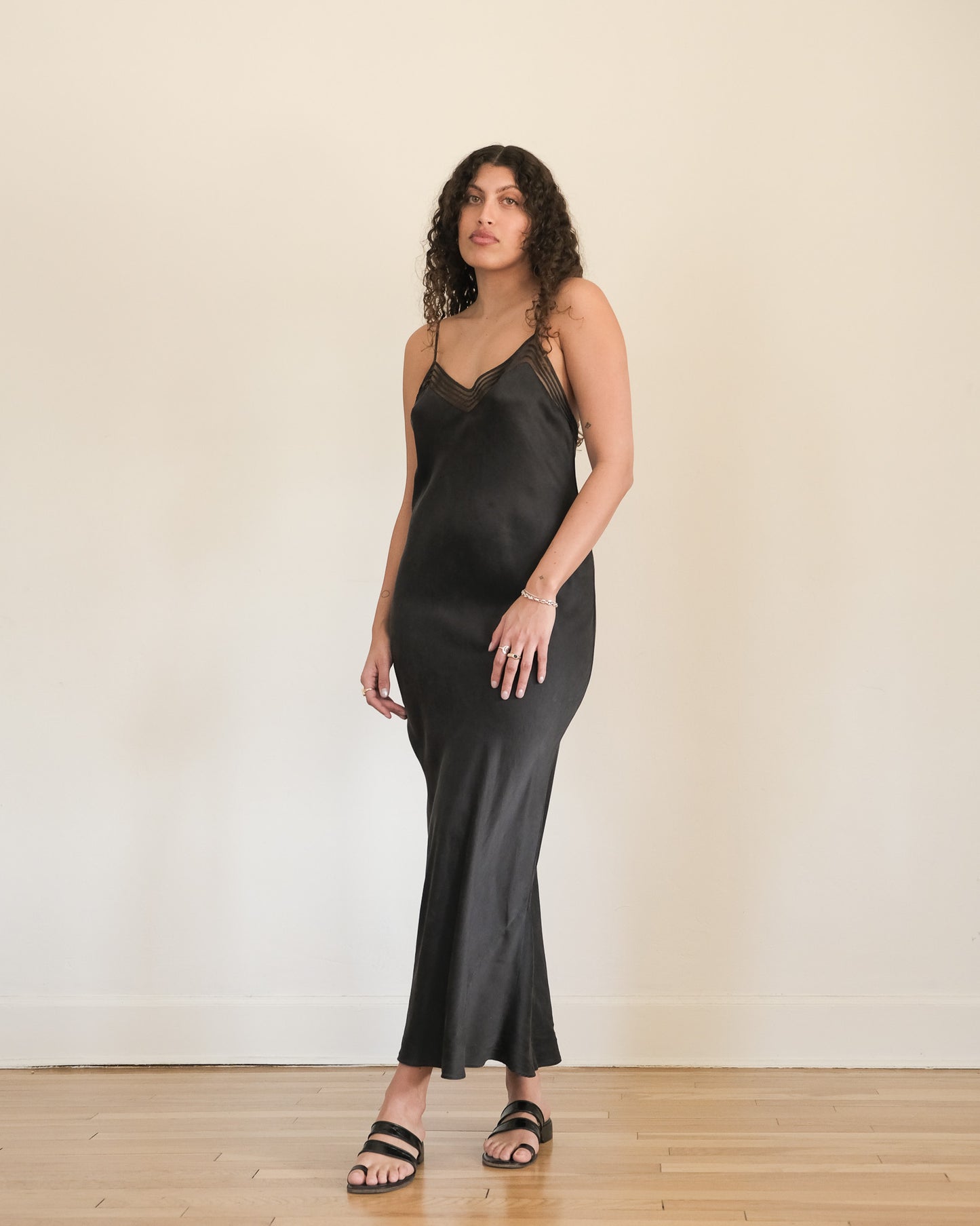 y2k Victoria's Secret silk slip dress