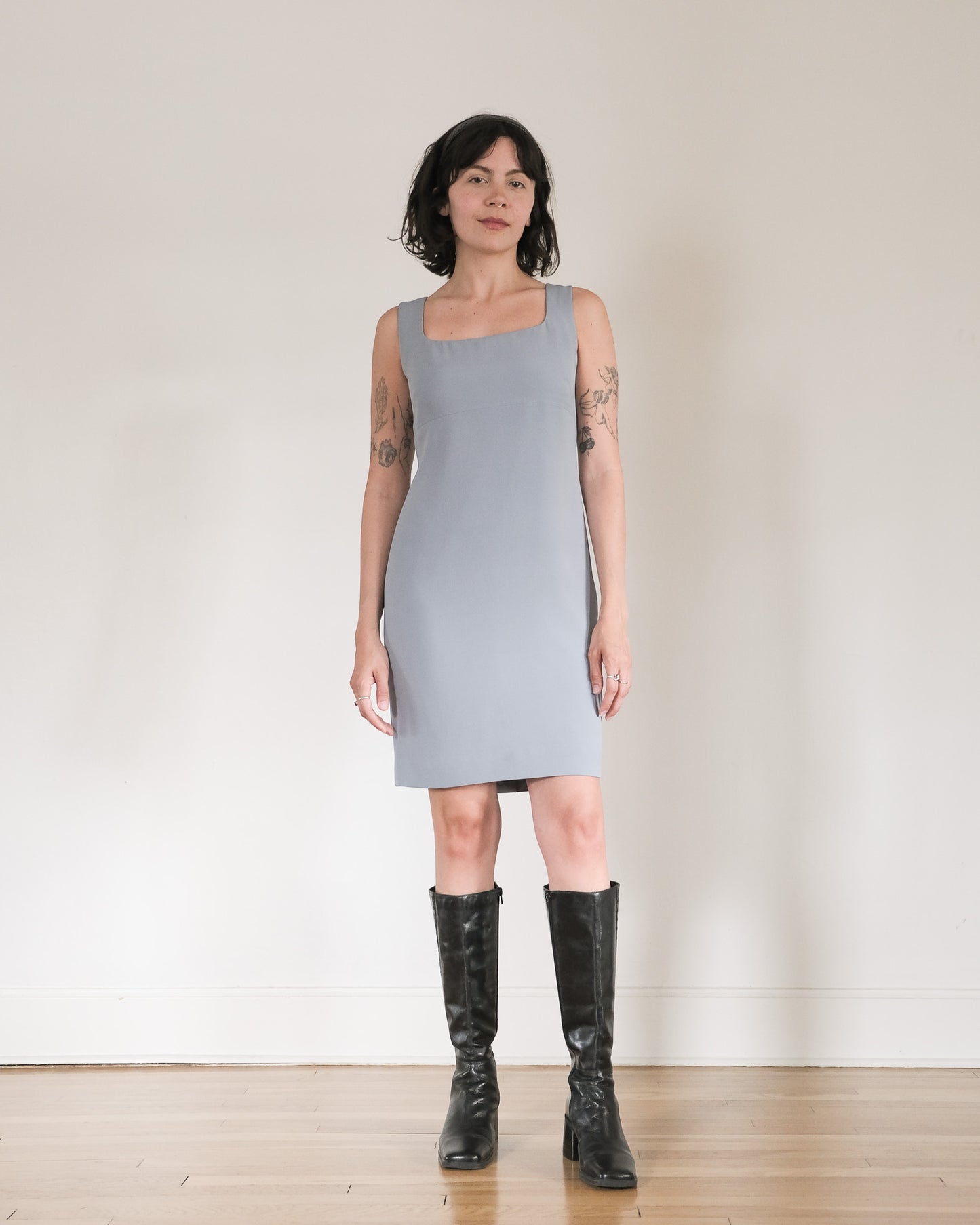 90s silk mini dress