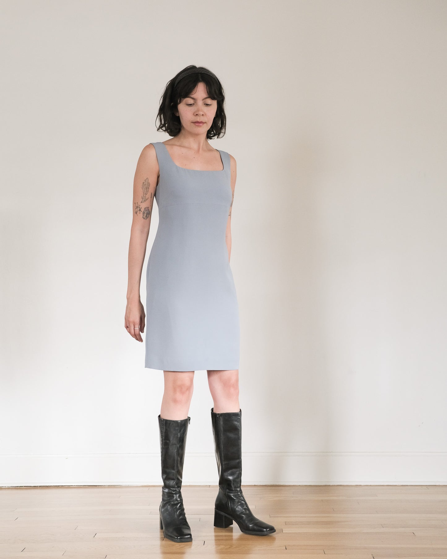 90s silk mini dress