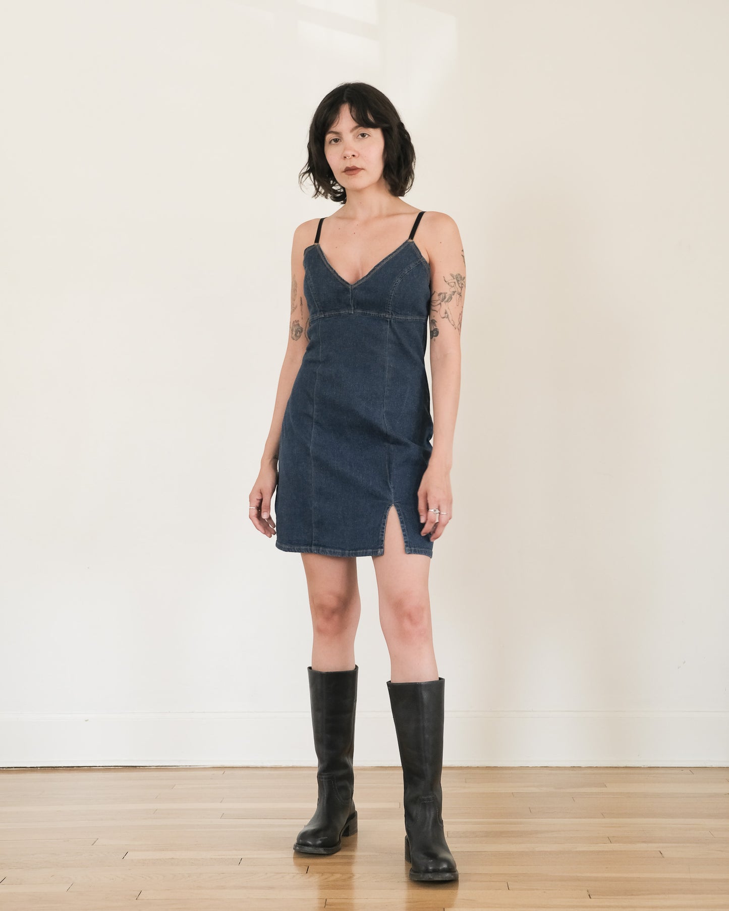 90s denim mini