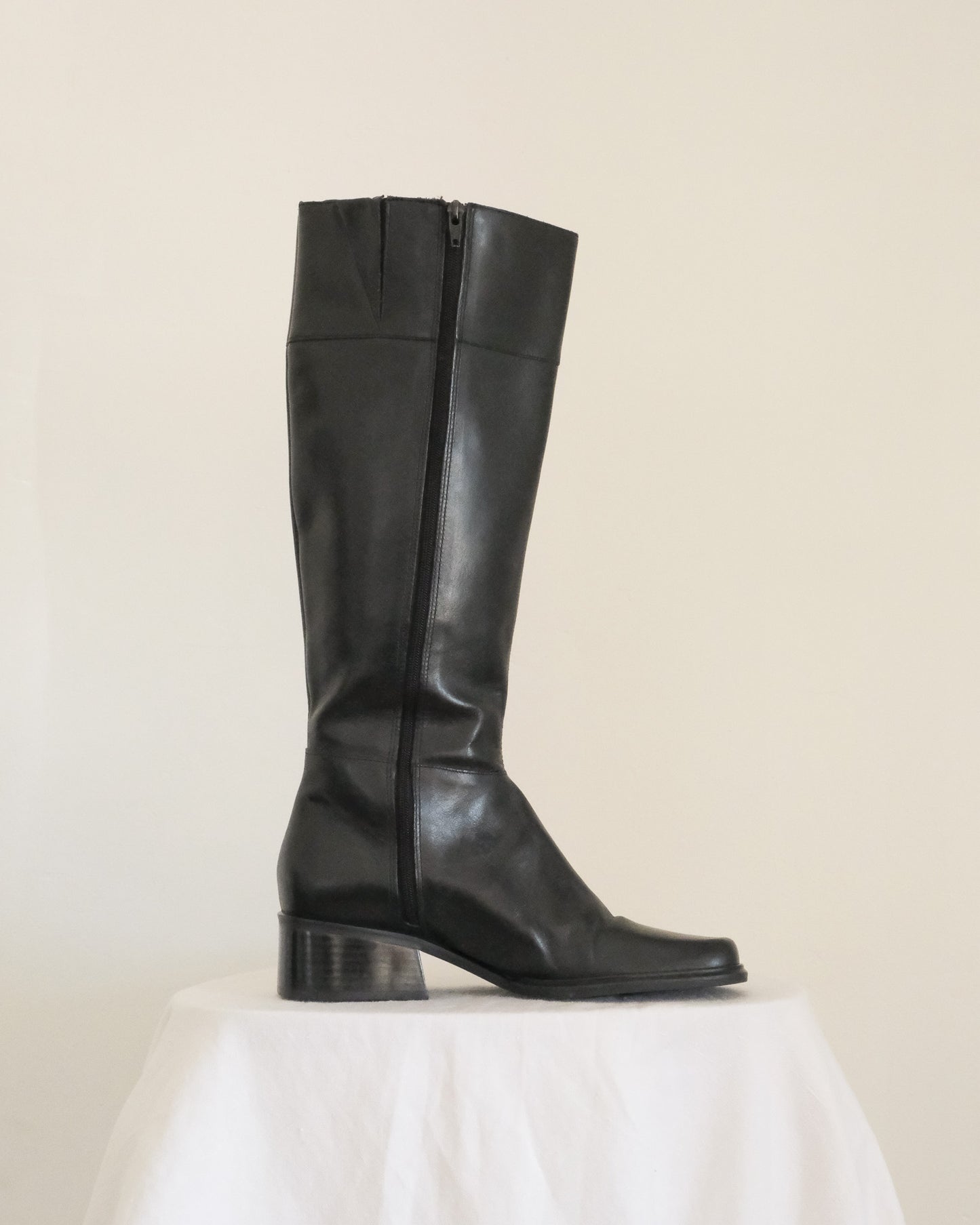 90s block heel boots