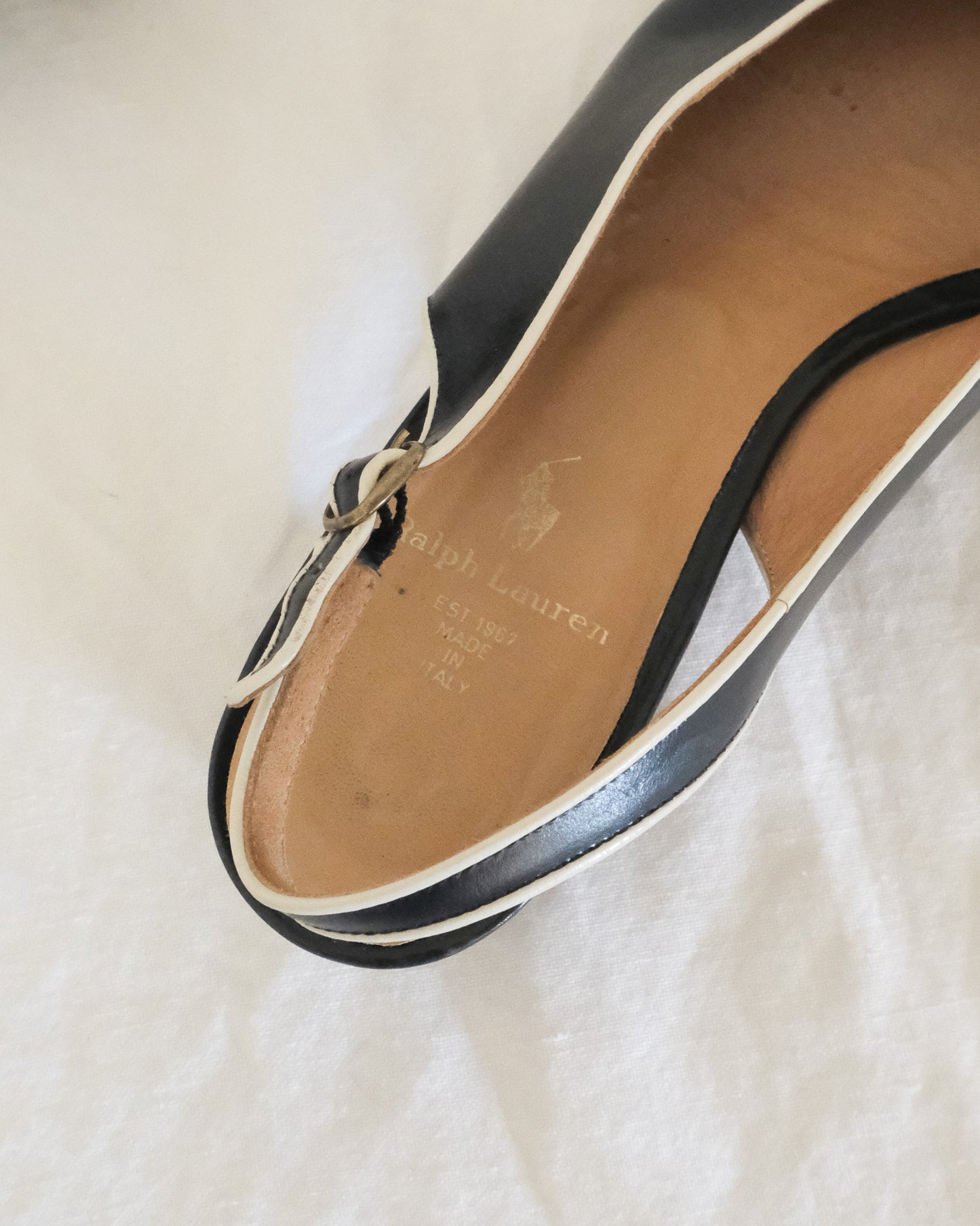 80s Ralph Lauren slingbacks