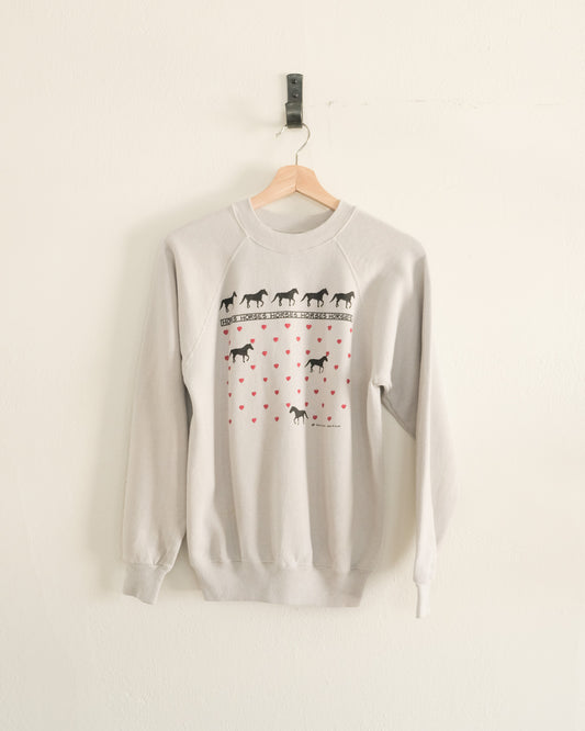 horses & hearts sweatshirt