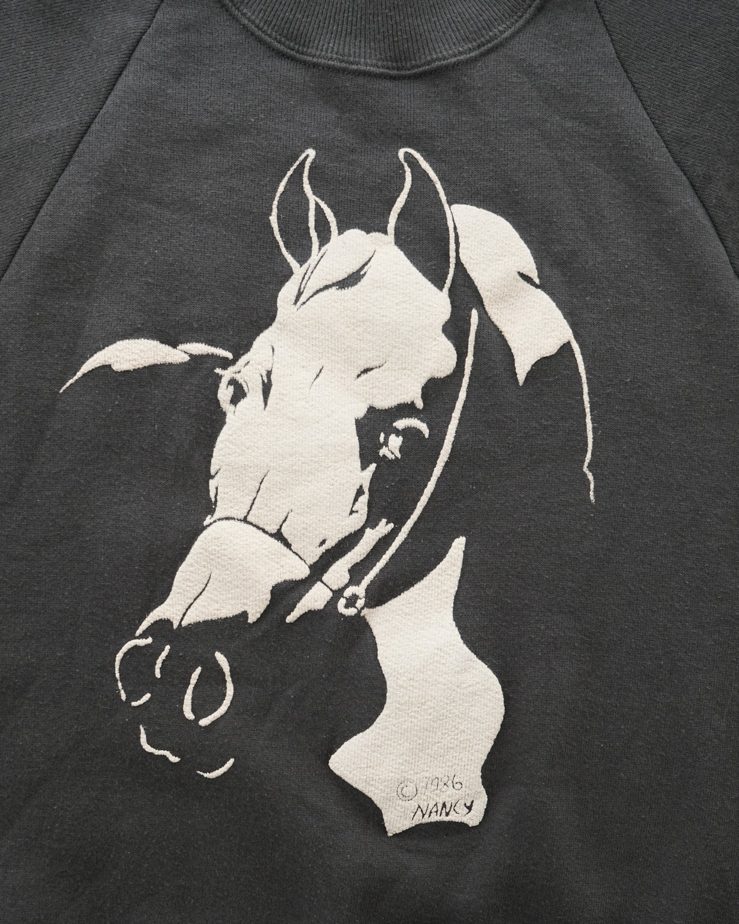 horse cameo "Nancy" sweatshirt