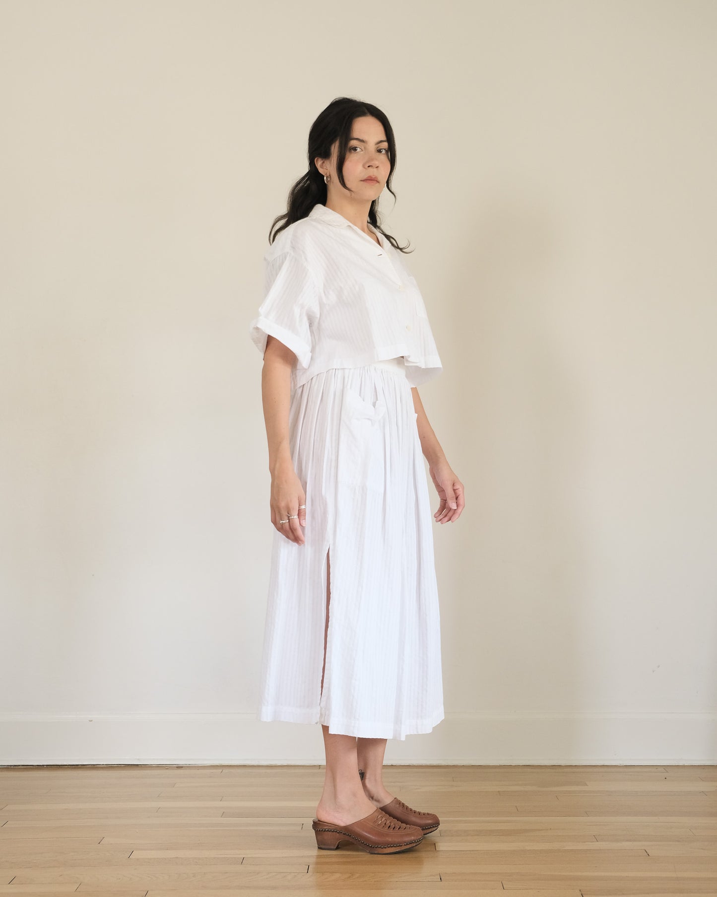 90s Esprit cotton skirt set