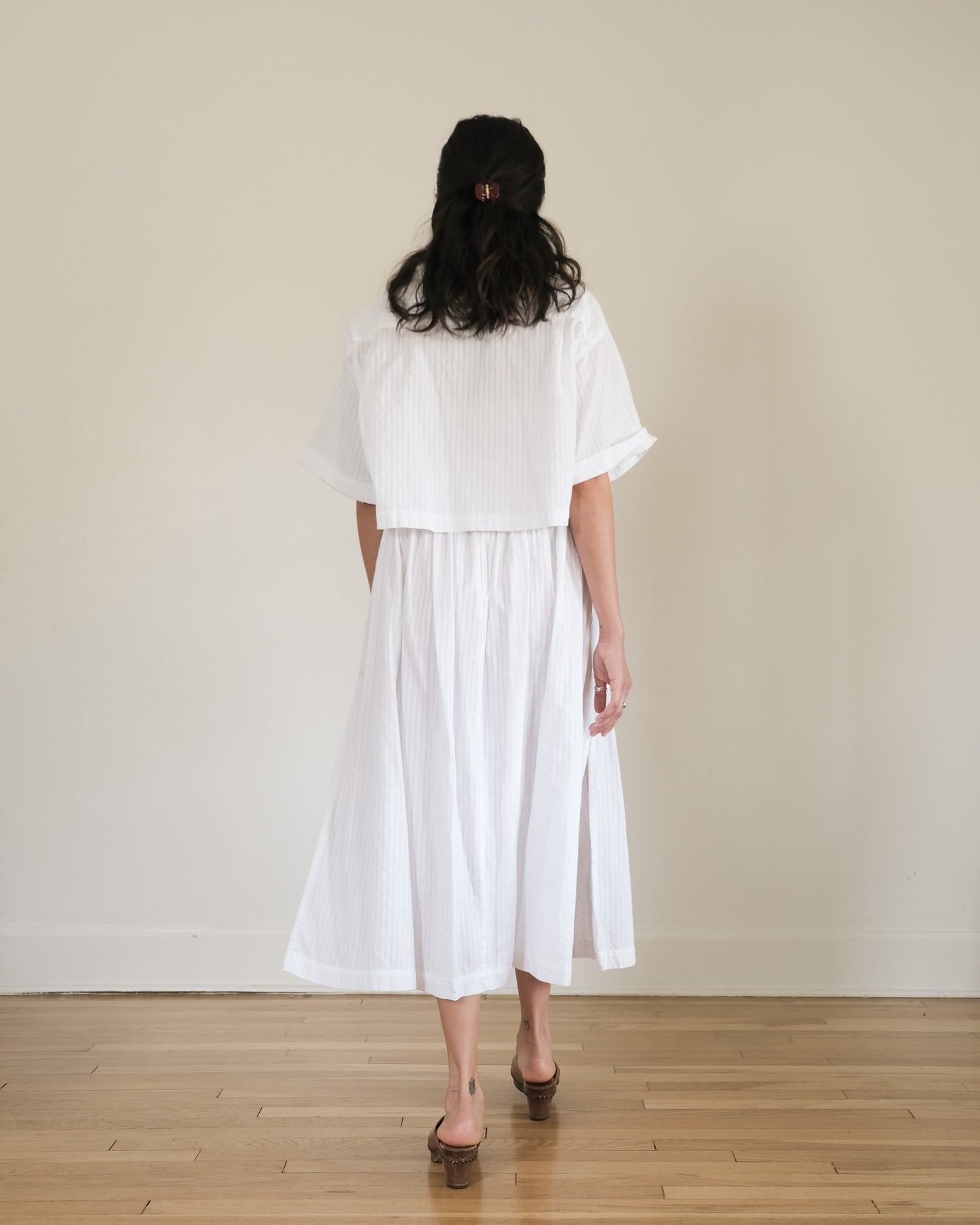 90s Esprit cotton skirt set