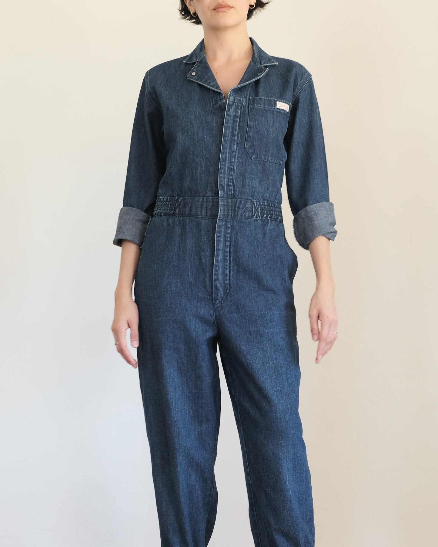 Calvin Klein denim coveralls