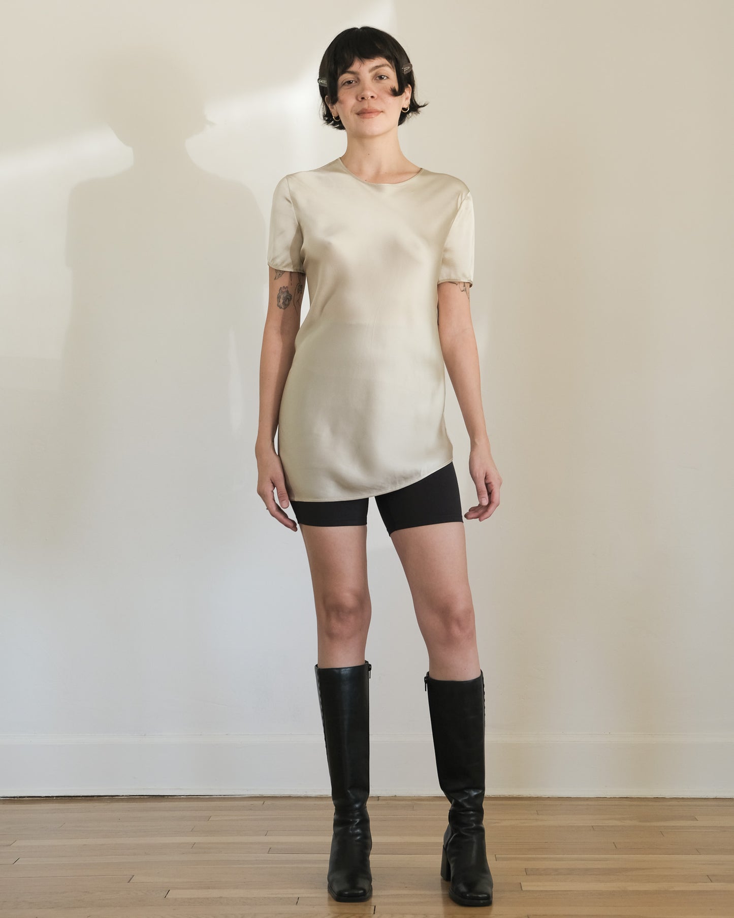 MaxMara asymmetrical silk blouse