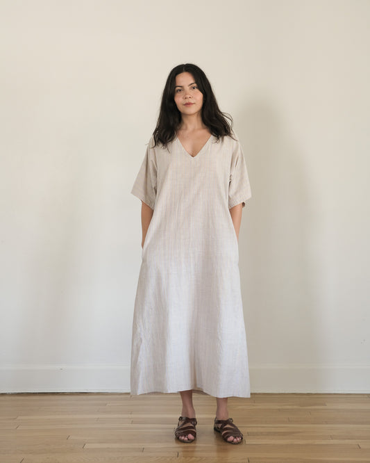 90s Calvin Klein striped caftan