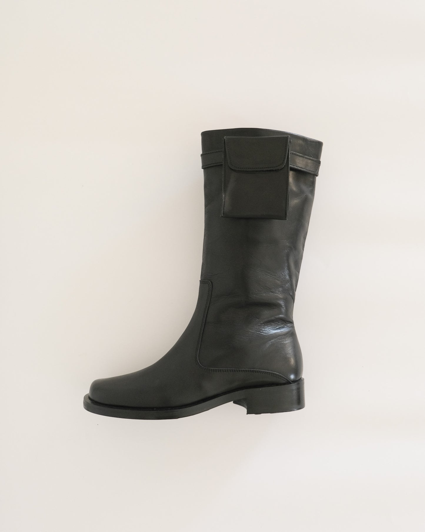 Joan & David deadstock mid-calf pouch boots (6.5)