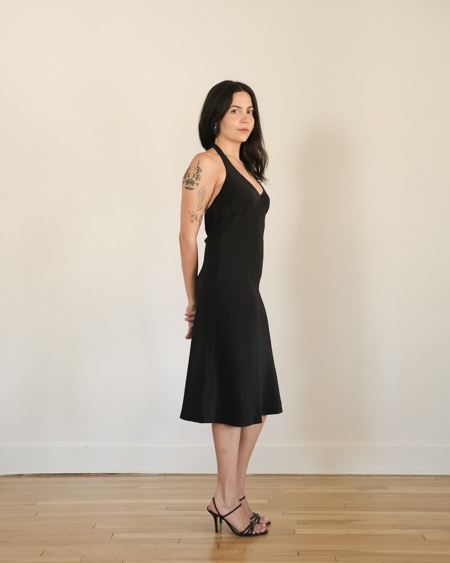 90s Guess Collection silk halter dress