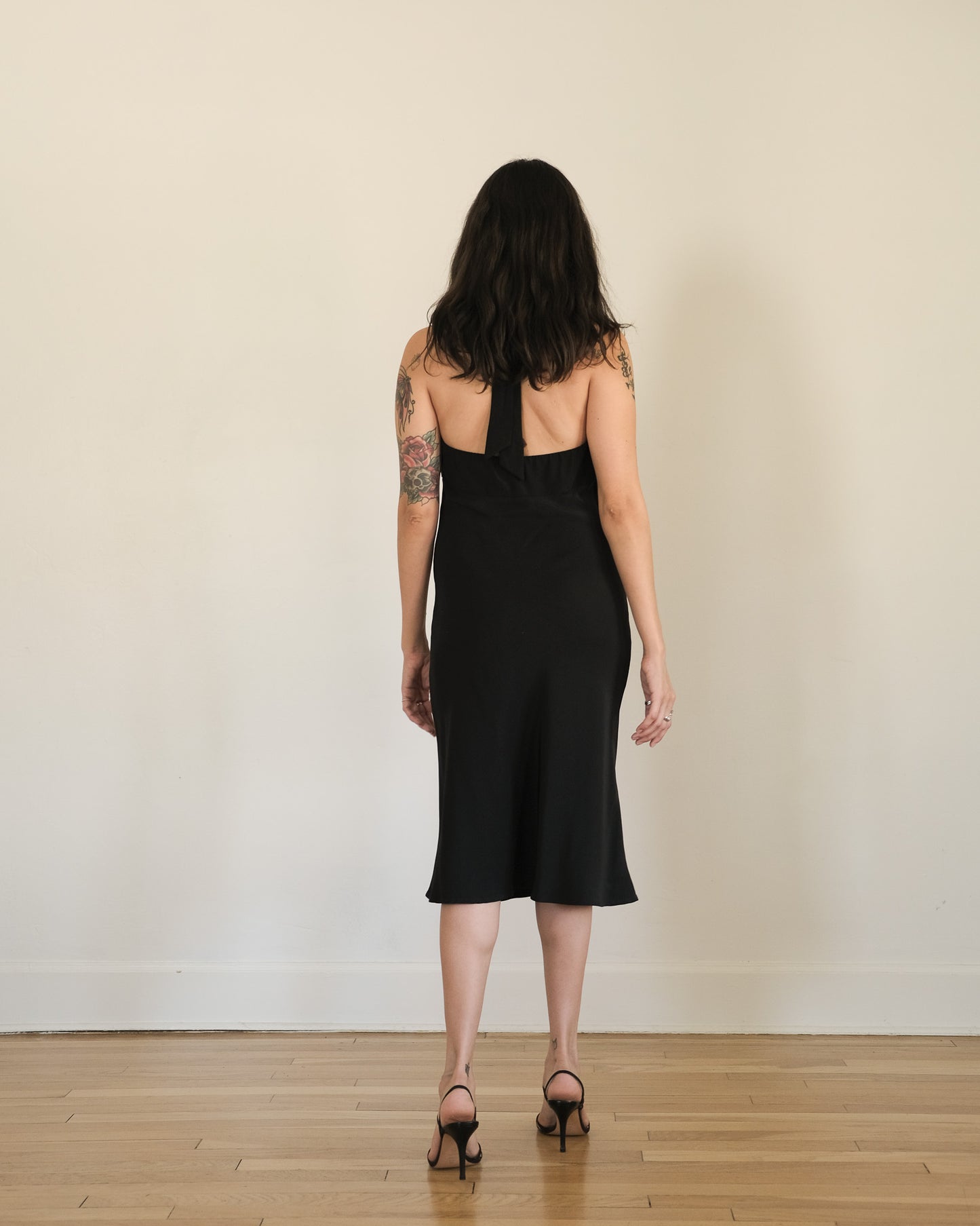 90s Guess Collection silk halter dress