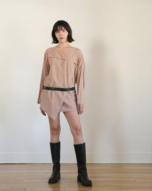 80s Issey Miyake asymmetrical tunic
