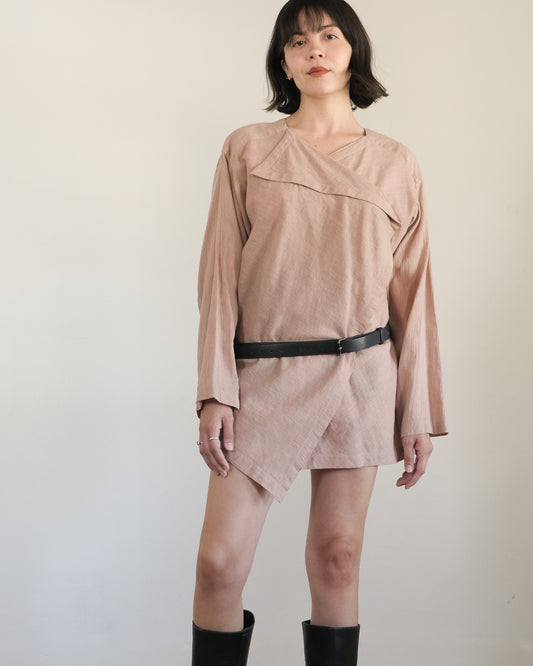 80s Issey Miyake leather belt