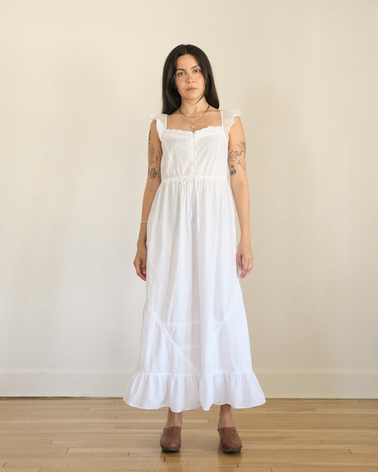 80s Laura Ashley cotton voile dress