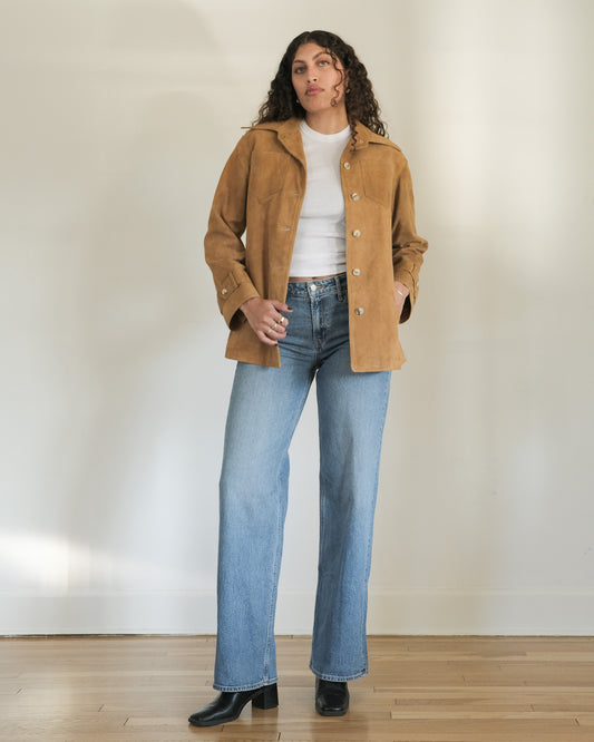 70s Calvin Klein suede jacket