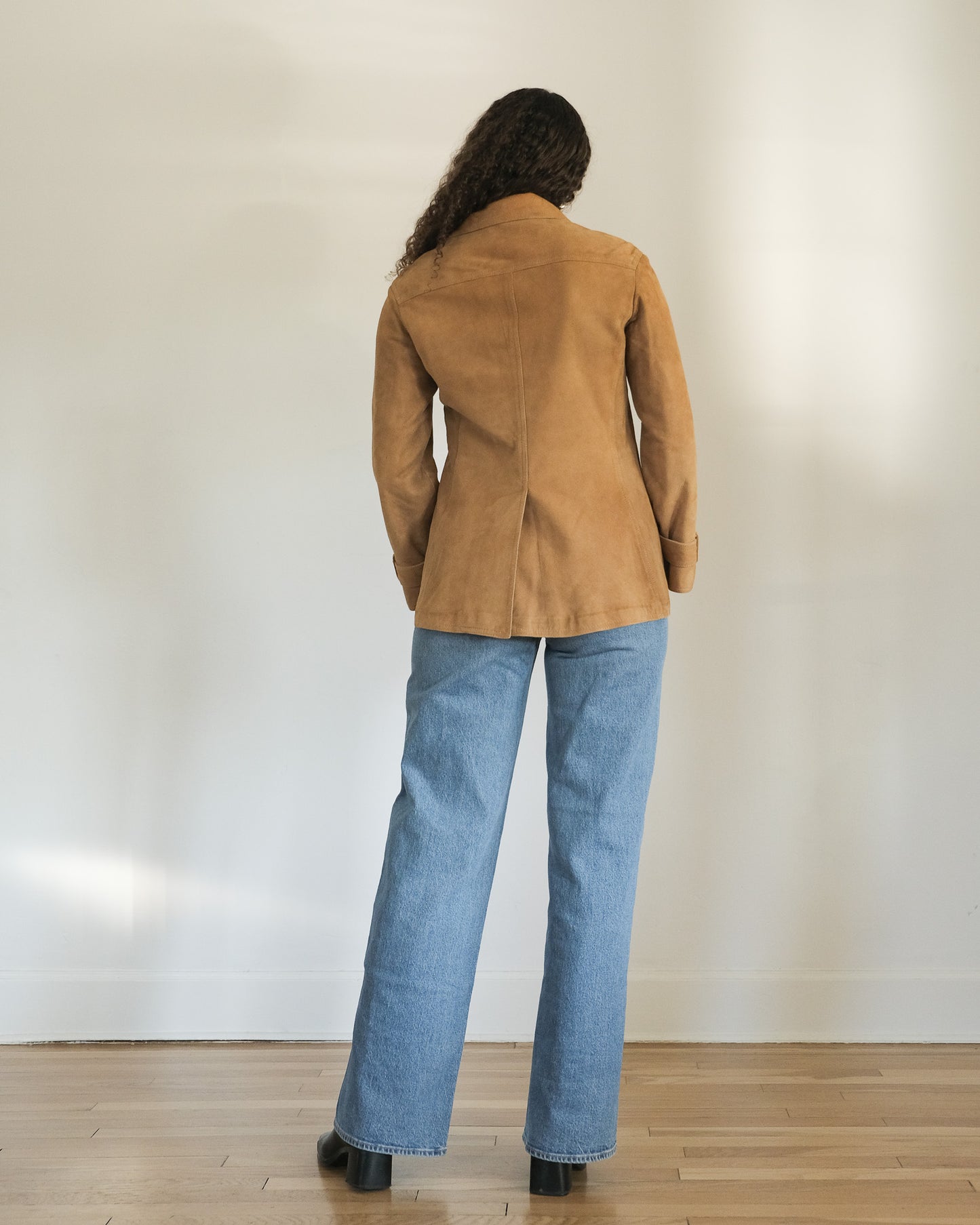 70s Calvin Klein suede jacket