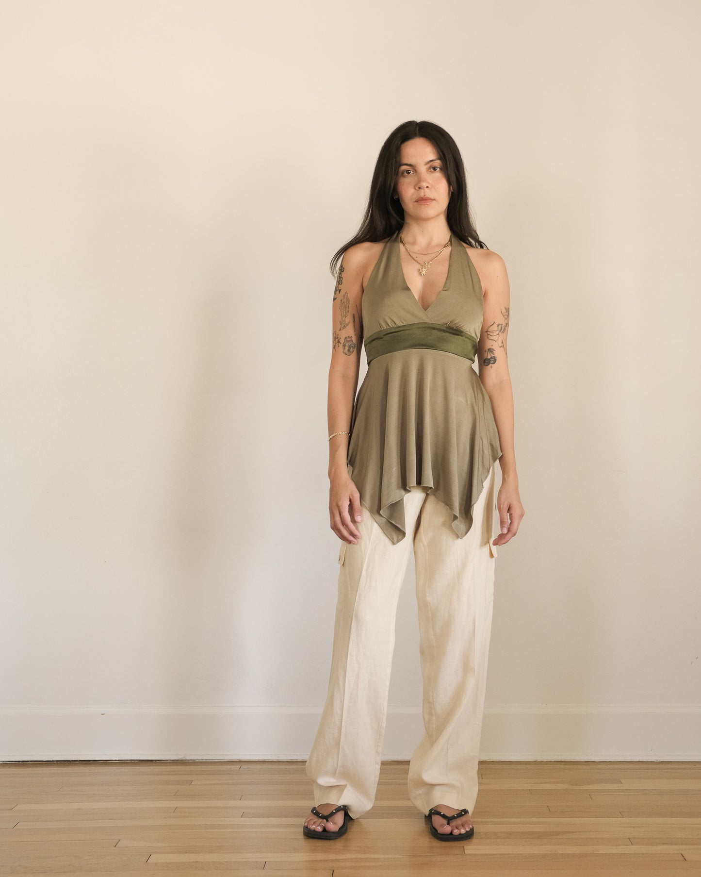 y2k Bebe halter top