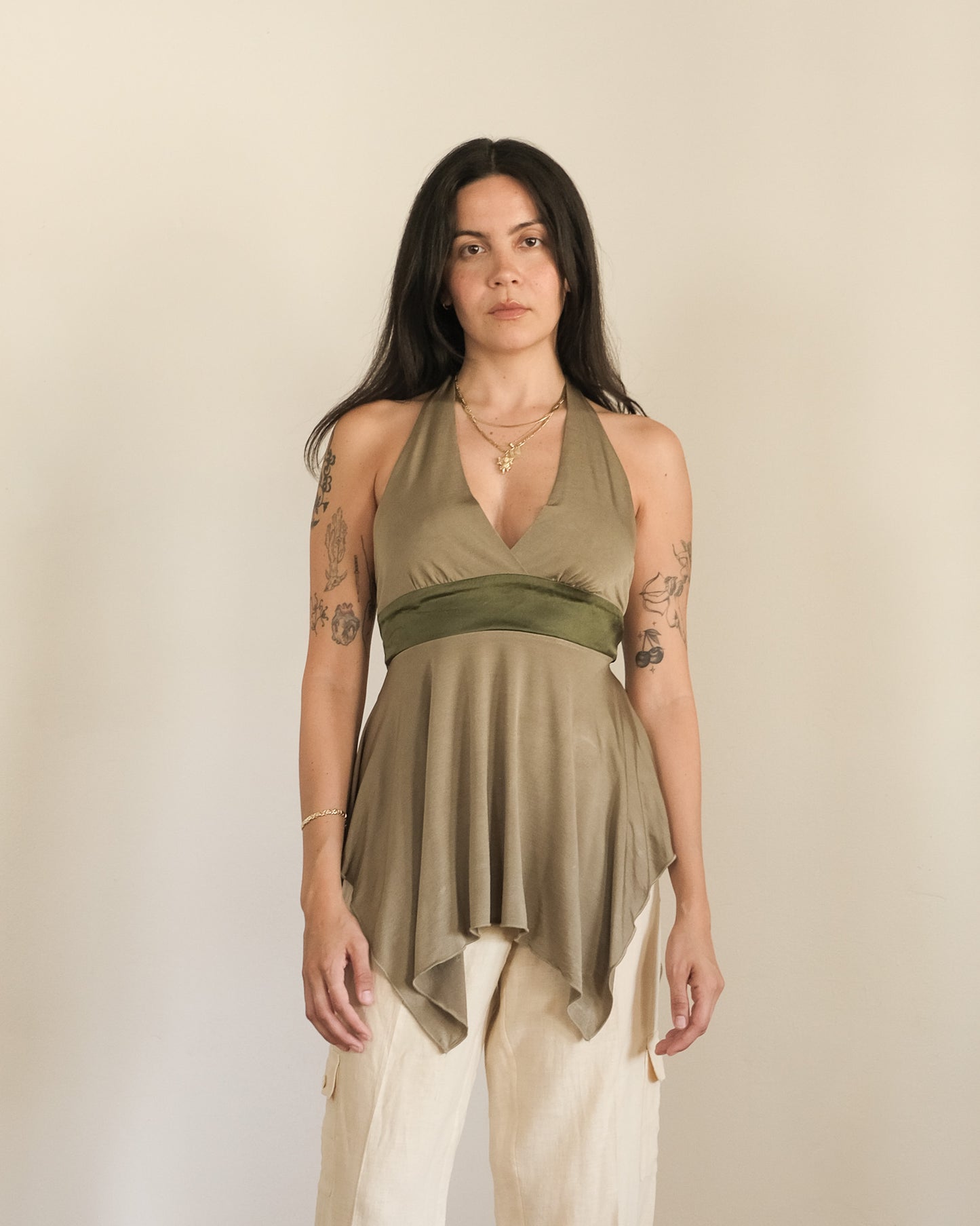 y2k Bebe halter top