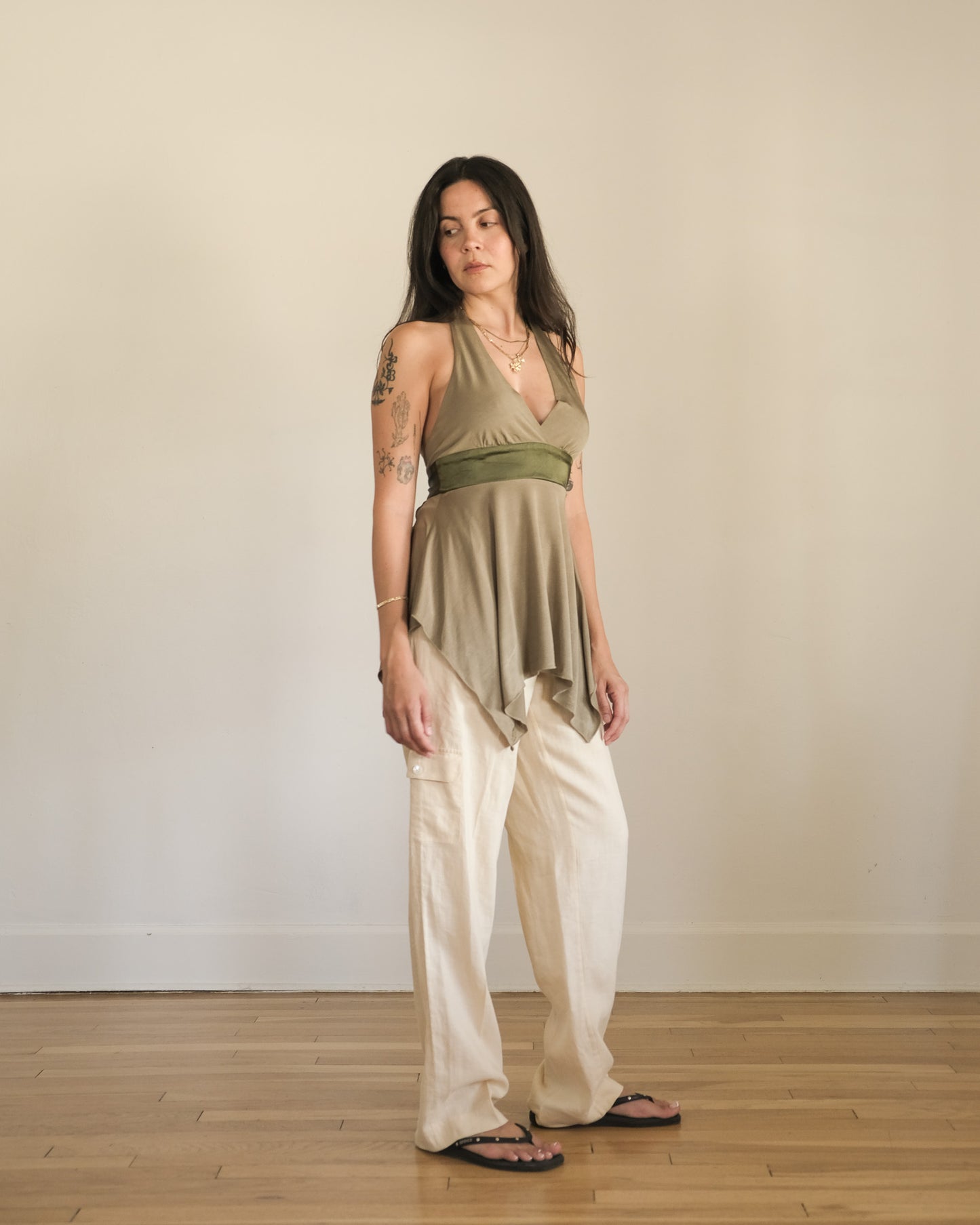 y2k Bebe halter top