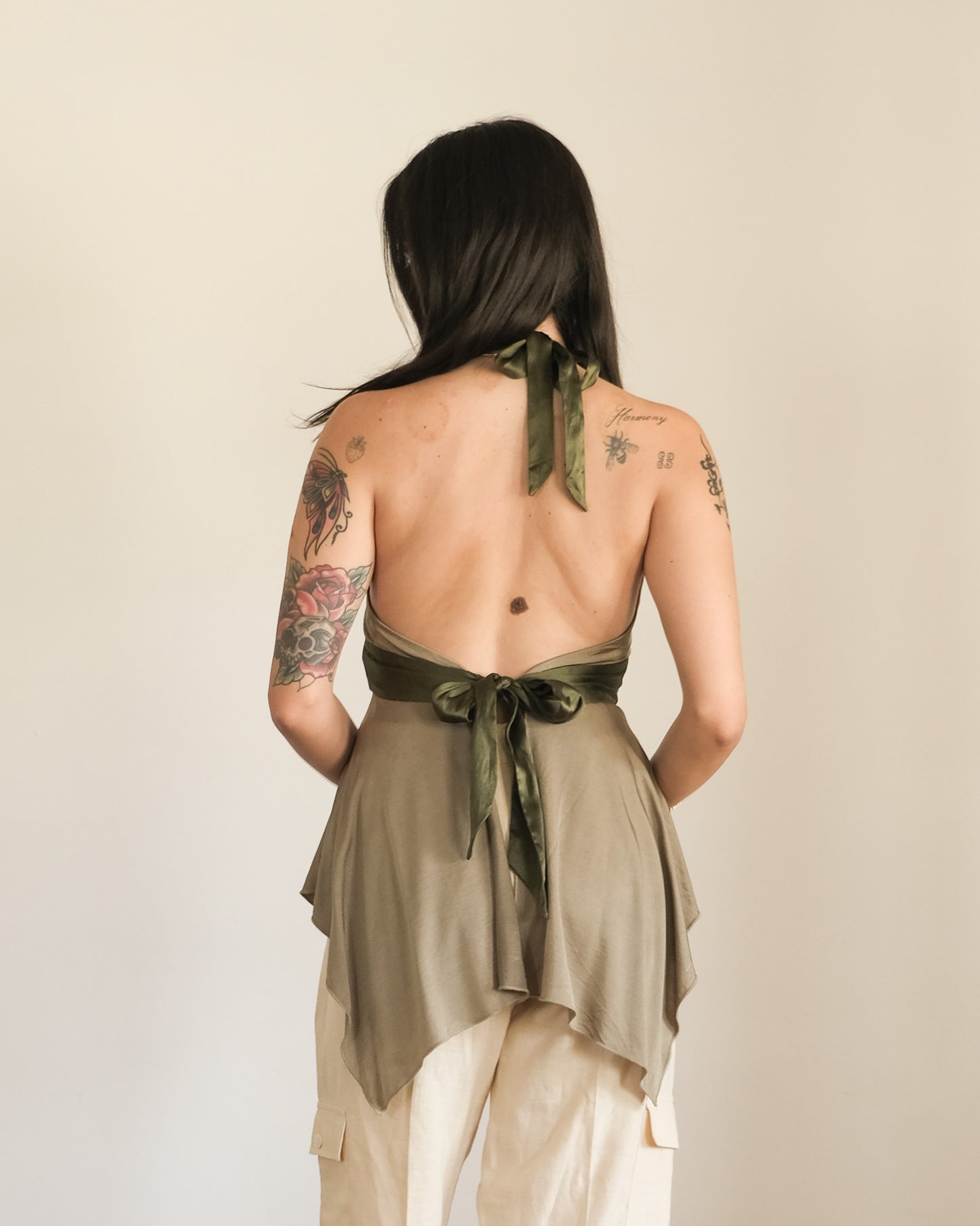 y2k Bebe halter top