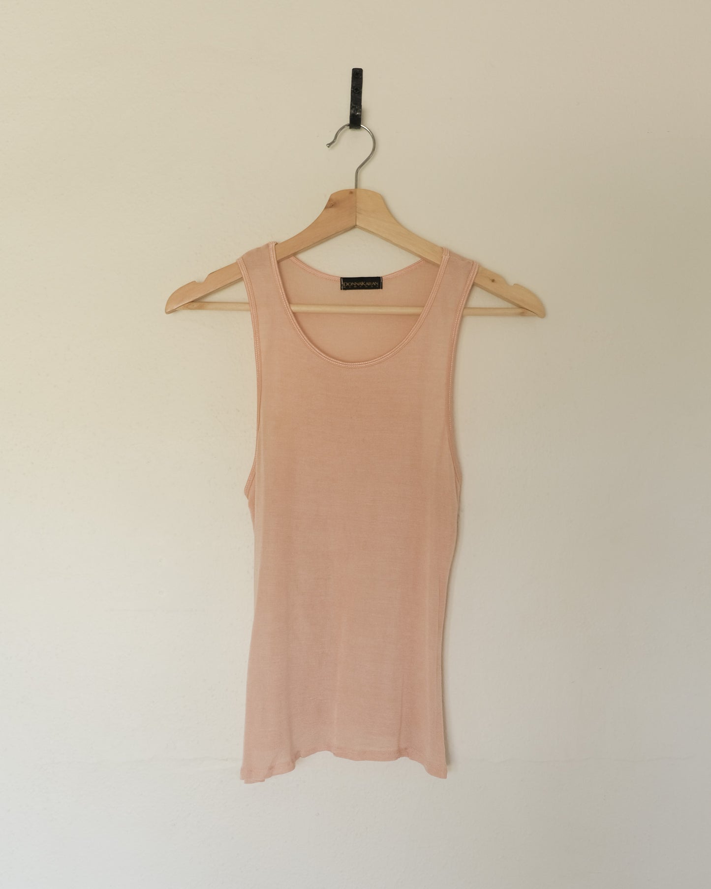 90s Donna Karan knit silk tank
